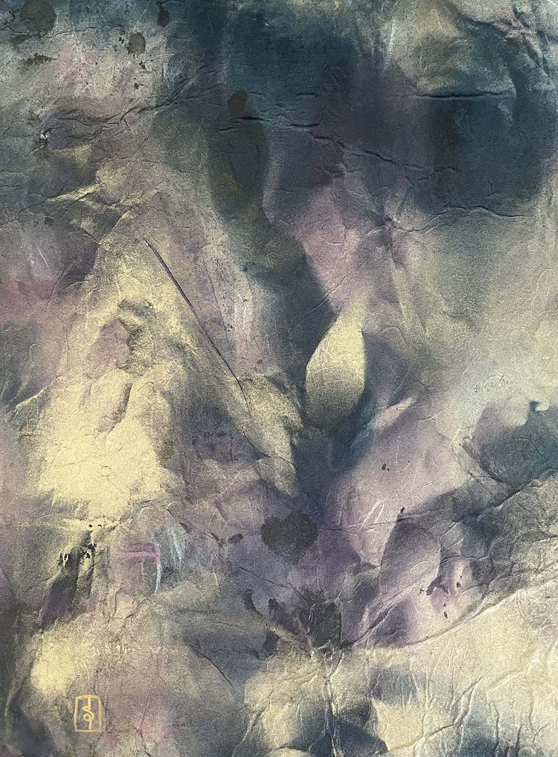 Proof of Existence Painted hanji 16x21