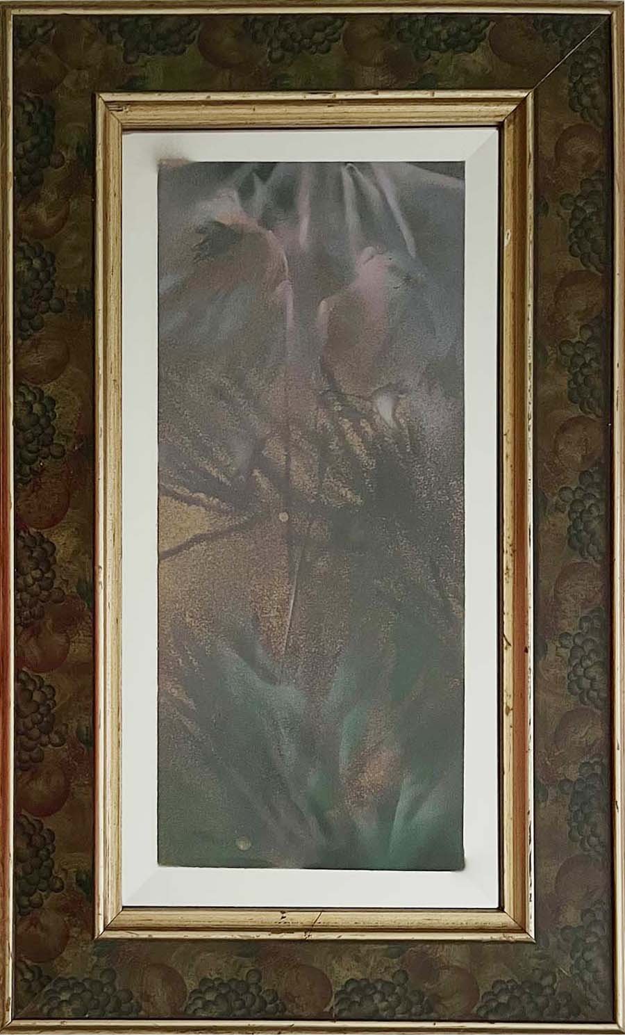 Flora 
Acrylic enamel on mirrored glass