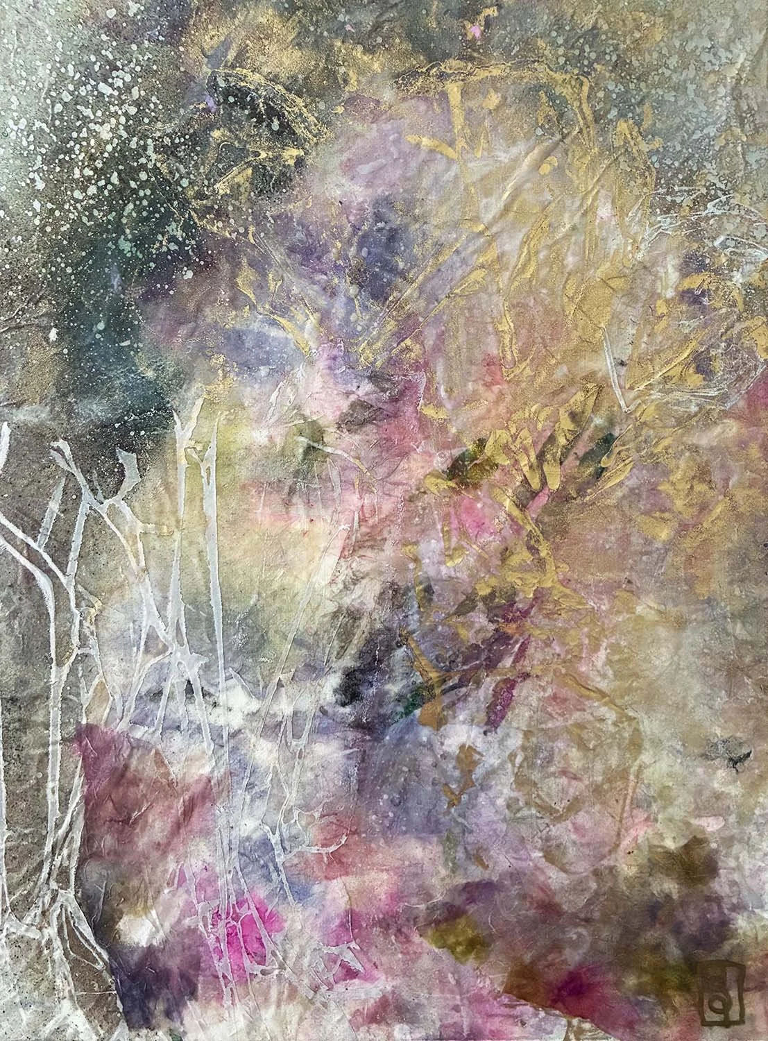 Warm Spirit Mixed media on canvas 12x16 