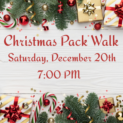 Christmas Pack Walk