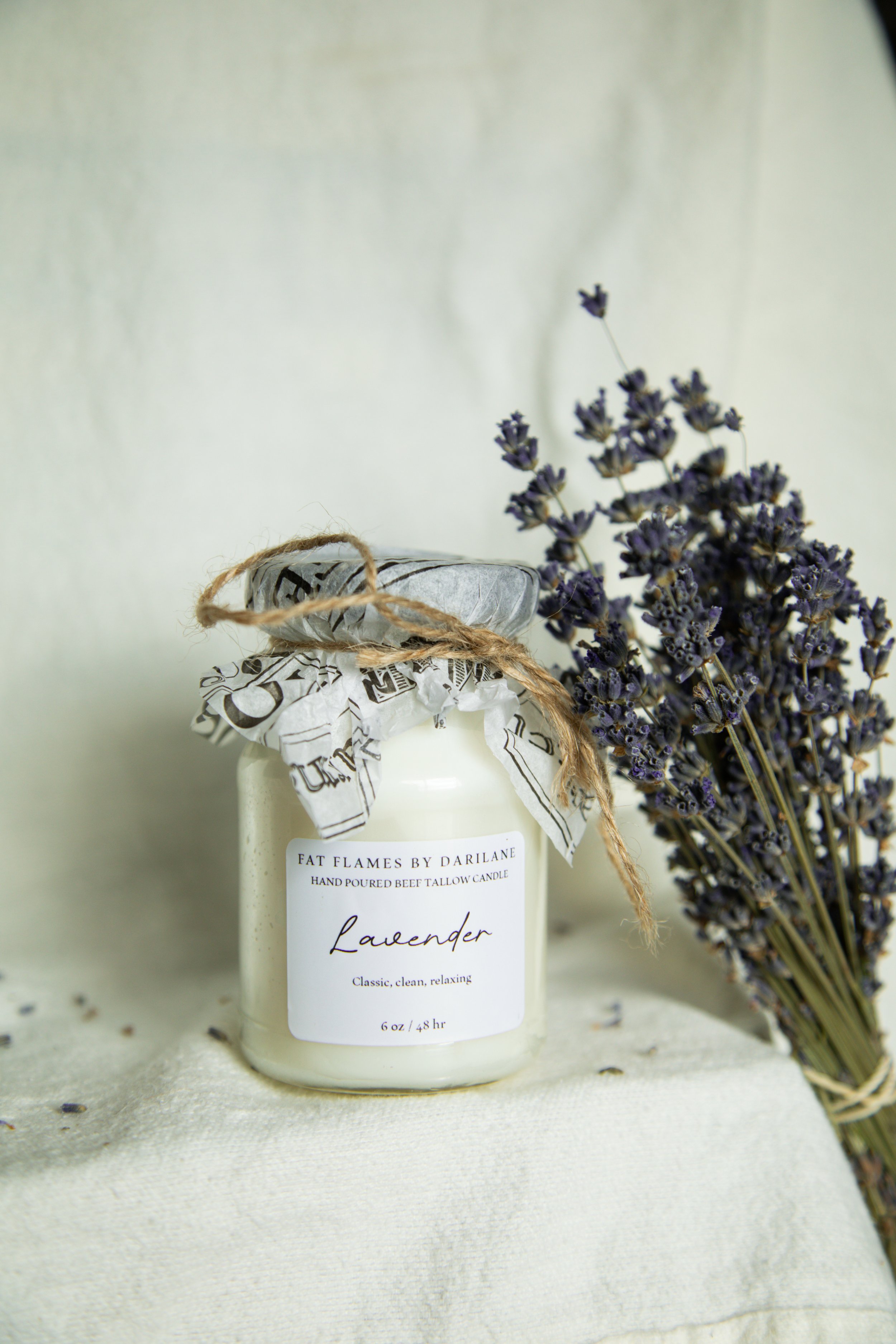 Darilane Farms Tallow Candle - Locally Raised