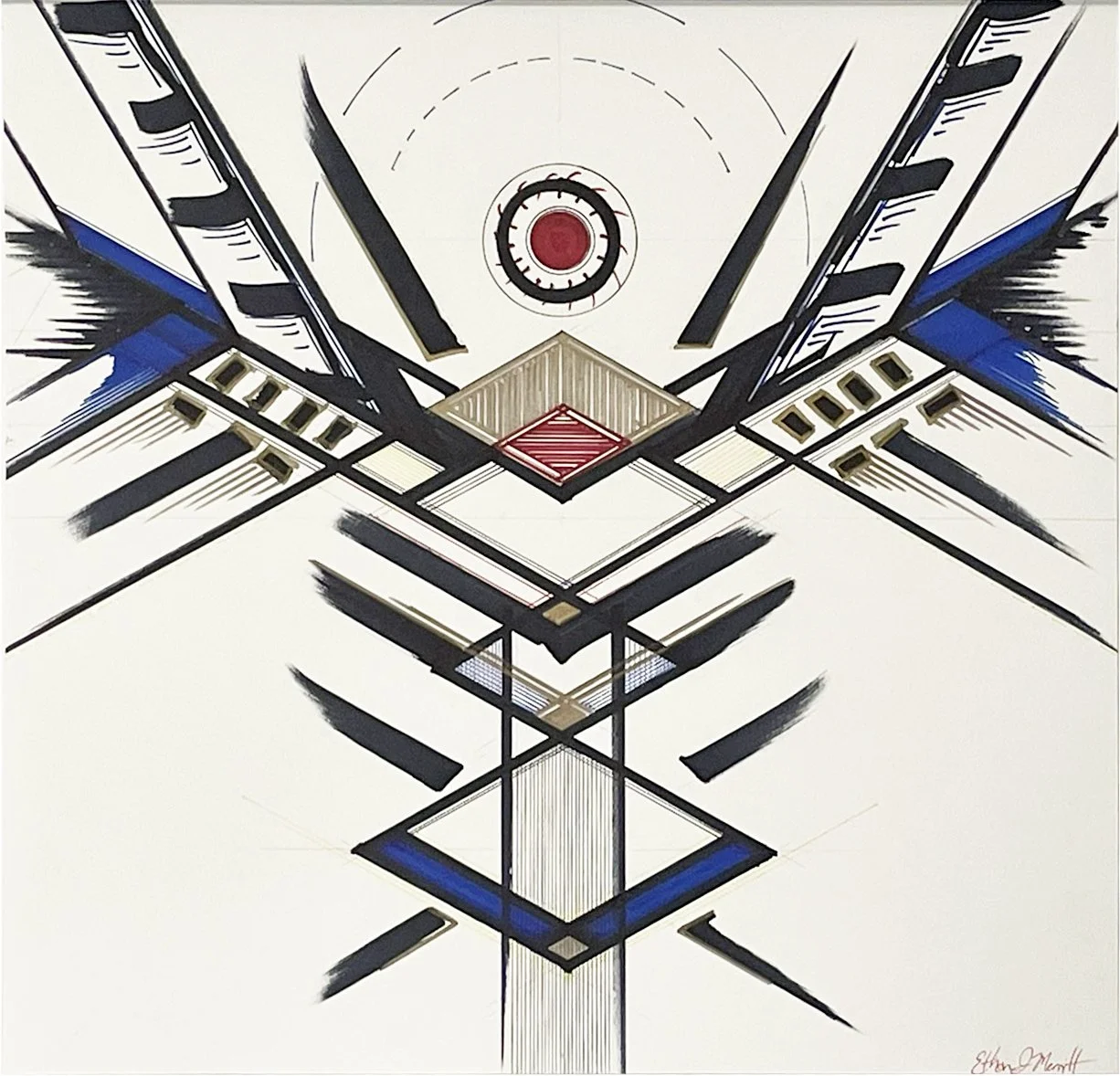 Sopris Eagle Ink Drawing