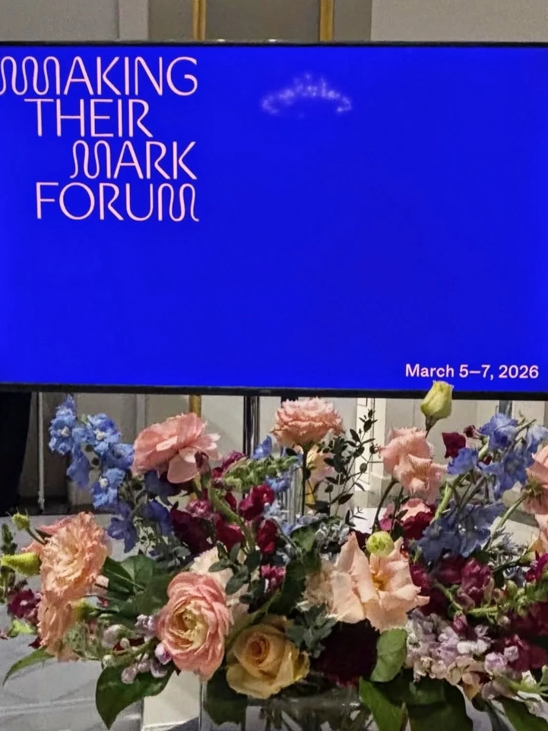 A look back at this past weekend&rsquo;s Making Their Mark Forum, in Washington DC, attended by Schwartzman&amp; advisors Fernanda Arruda and Simon Preston. The three-day event from March 5-7, 2026, in conjunction with the Making Their Mark exhibitio