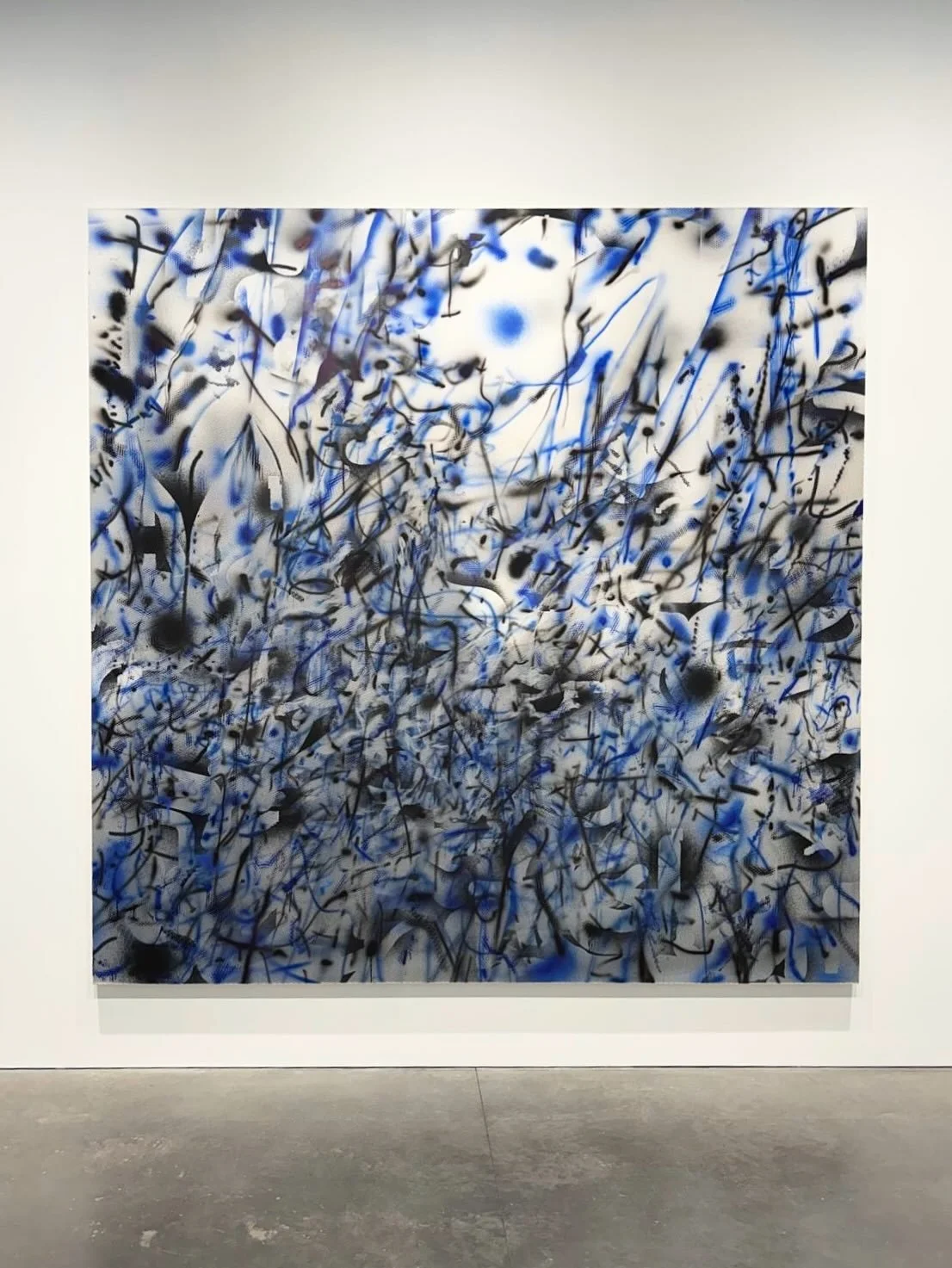 Currently view: Julie Mehretu at Marian Goodman, Tribeca, NY. This new exhibition by the Ethiopian-born American artist - titled &lsquo;Our Days, Like a Shadow (a non-abiding hauntology)&rsquo; presents new paintings as well as works done in collabor