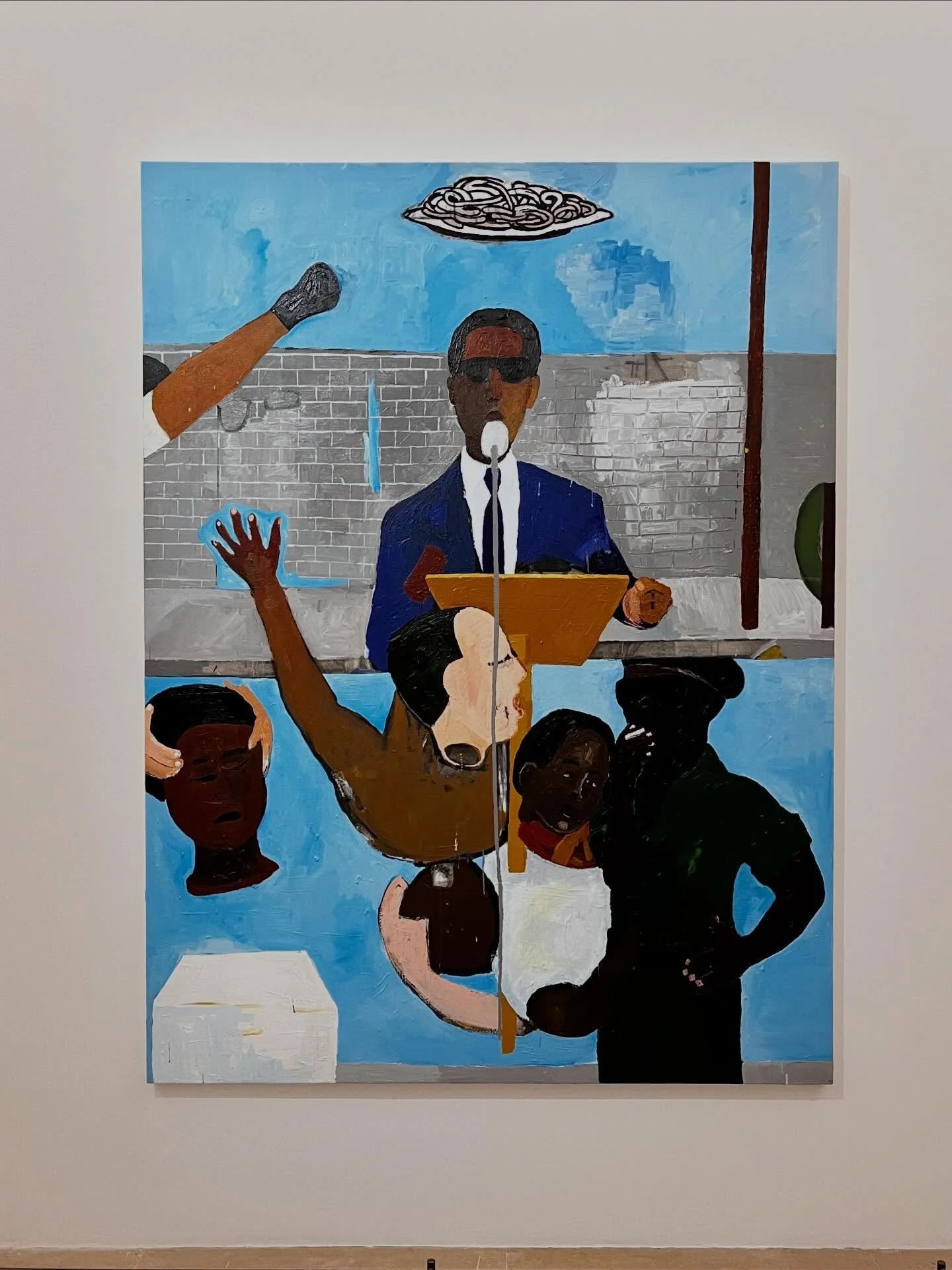 On view in Paris: Henry Taylor at the Musee Picasso, an overview of the Los Angeles based American artist (1958). Taylor is celebrated for his raw, expressive, and figurative paintings - often portraits, faces, and observations of his family and frie