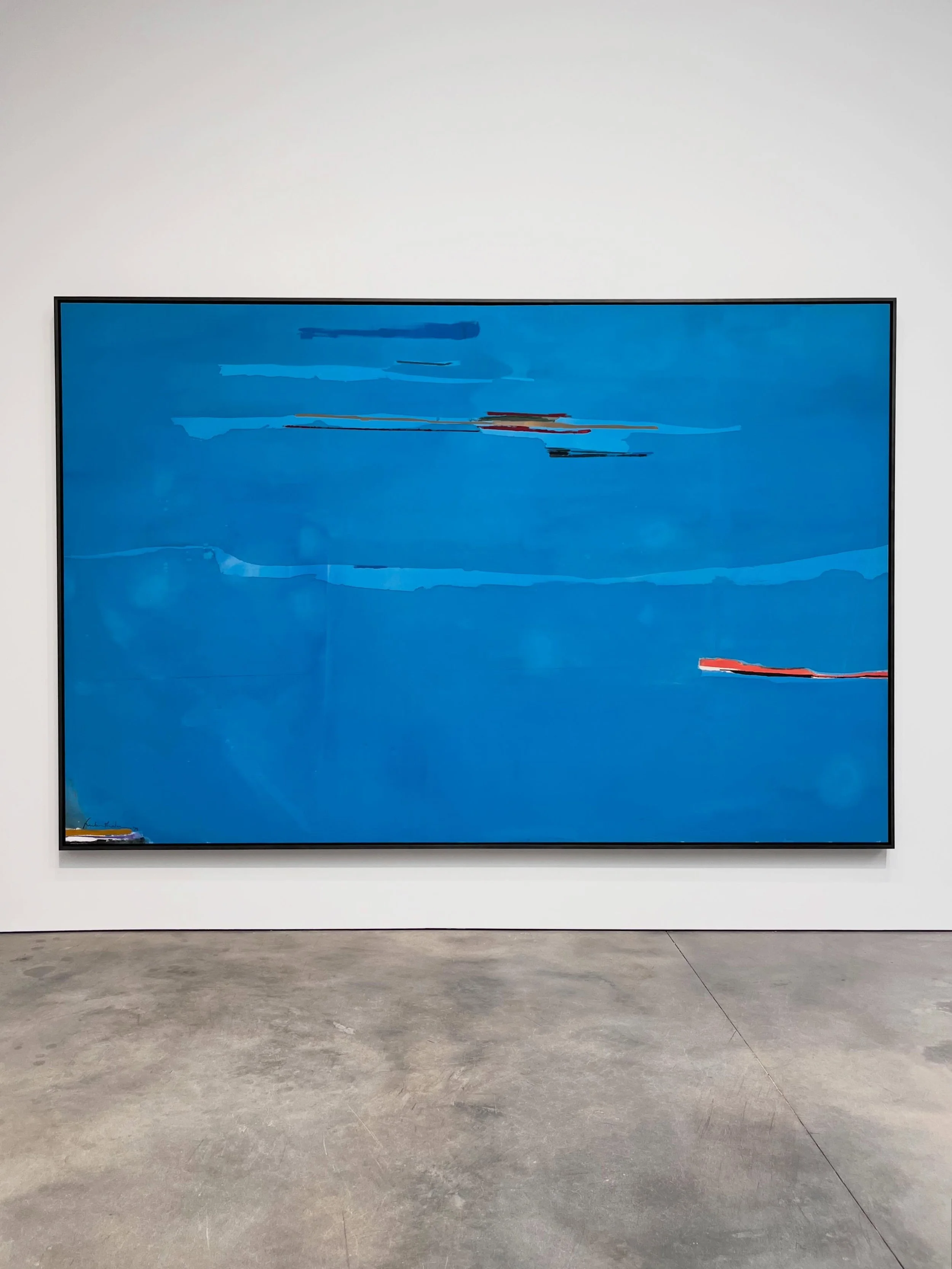 Currently on view in Chelsea, NY is an overview of works by American abstract expressionist painter Helen Frankenthaler. Titled &lsquo;The Moment and the Distance&rsquo; the exhibition features a selection of monumental canvases in the artist&rsquo;s