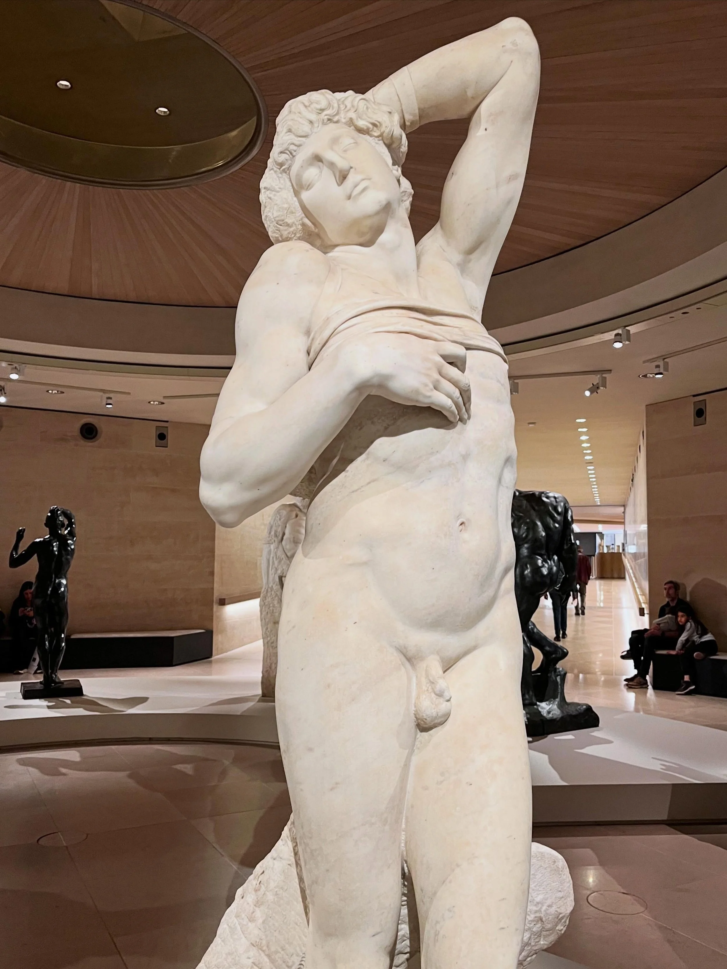 Michelangelo | Rodin: Living Bodies at Musee du  Louvre, Paris, through July 20, 2026. This unique exhibition - which includes drawings, plasters, carved marble, and bronzes - provides a rare opportunity to view the work of the Italian Renaissance ma