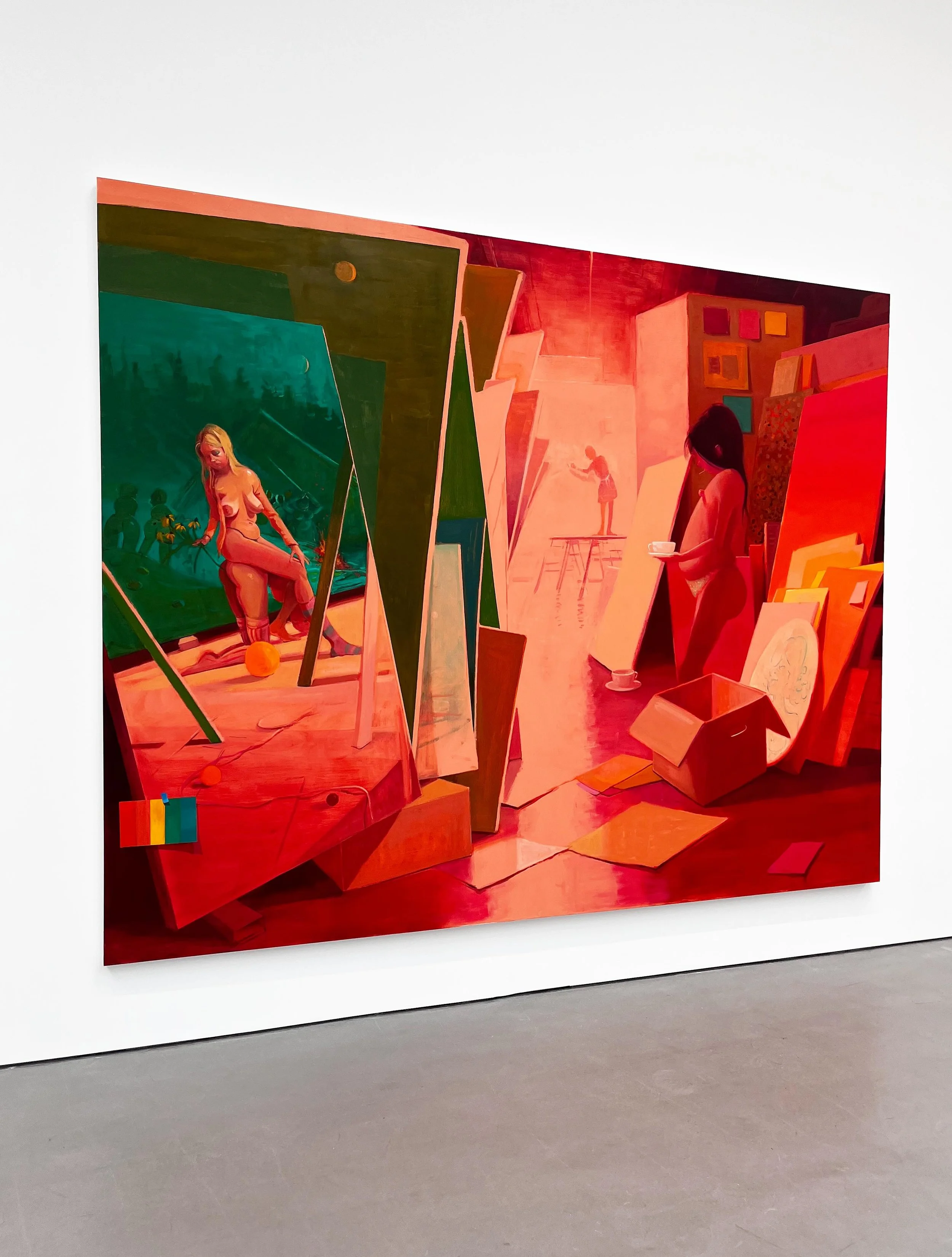 Currently on view at David Zwirner, New York is a show of new paintings and works on paper by celebrated American artist Lisa (b. 1962). Featuring recent large scale works, small studies, as well as paintings on paper - this recent body of work focus