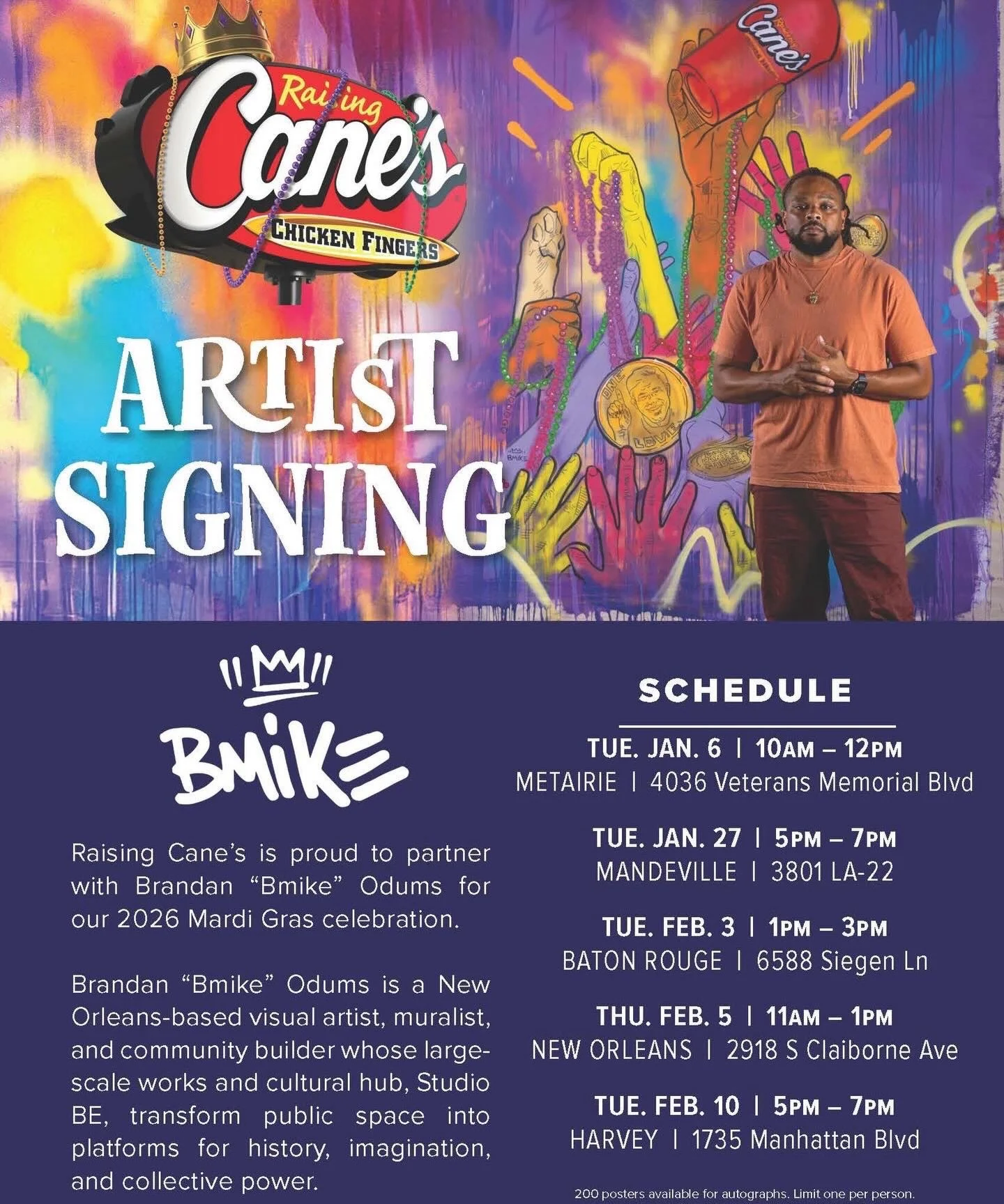 To say we&rsquo;re in awe always feel like an understatement when we talk about the work Brandan &ldquo;BMike&rdquo; Odums outs out for the city.

We had the please of swinging by to see it first hand today &amp; can&rsquo;t say how amazing this @rai