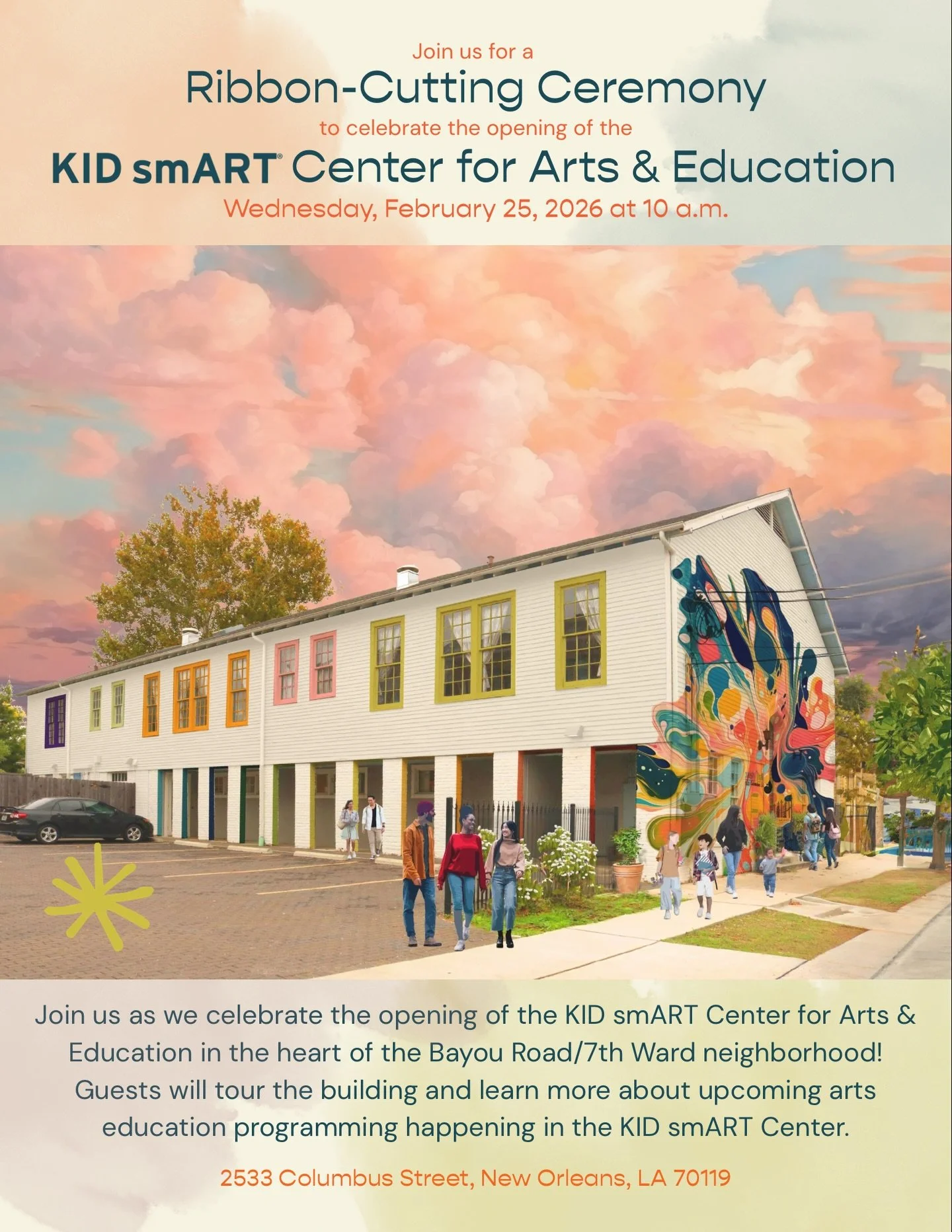 Thank you all for your support! &hearts;️

We&rsquo;re excited to share that KID smART will officially be opening its doors soon! Join us for our Ribbon-Cutting Ceremony on Wednesday, February 25th, and be part of our Grand Opening celebration on Mar