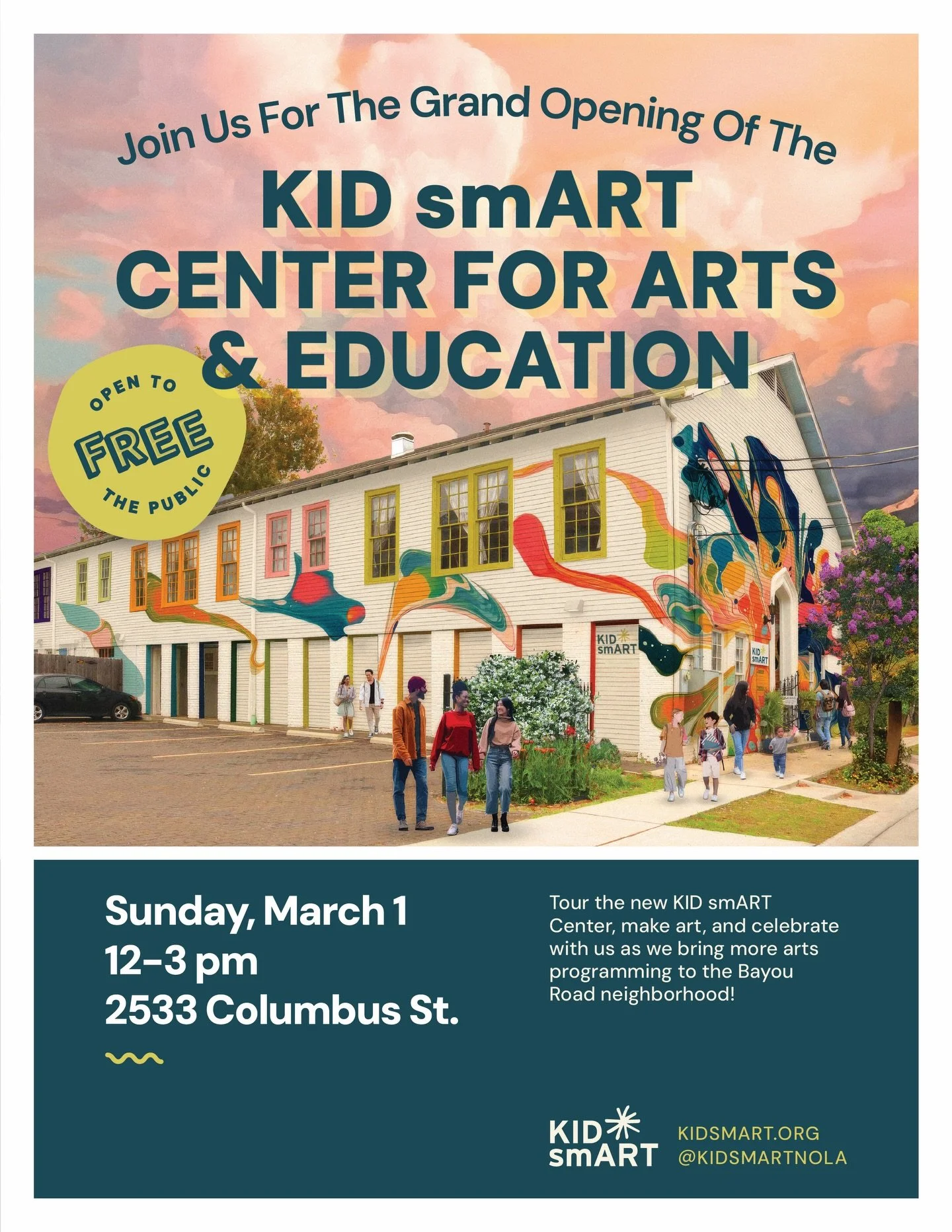 Today&rsquo;s the day! ☀️

Join us from noon to 3 PM for a celebration of creativity, imagination, and endless fun. Bring your friends and family for a day filled with inspiring activities, art, and memorable moments! 🎨✨