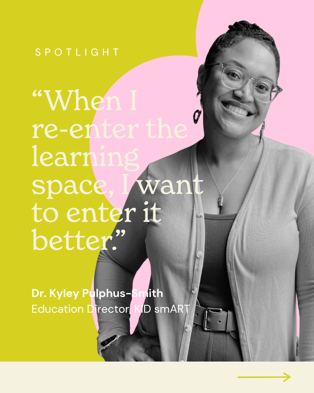 Educator growth is important, too.