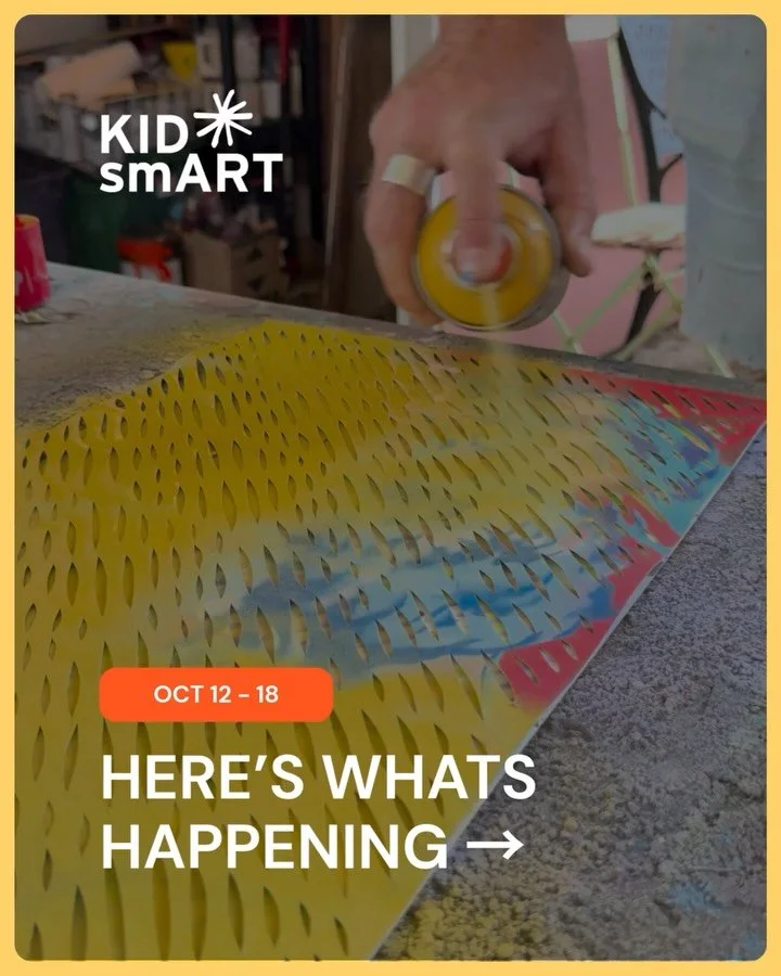 Here&rsquo;s what&rsquo;s happening at KID smART this week! 🎨✨

Don&rsquo;t forget! All programming this fall is FREE! With code FREEFALL at checkout 😎

🎨 Tues 10/13 | smARTIST in Residence: Brent Houzenga
Get creative with New Orleans artist Bren