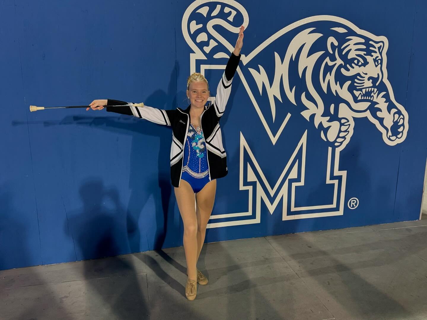 While many of our girls were in North Carolina competing yesterday, Theresa was twirling at Memphis yesterday! We are so proud of you, and can&rsquo;t wait to see where you&rsquo;re headed in the next few years 🤩✨