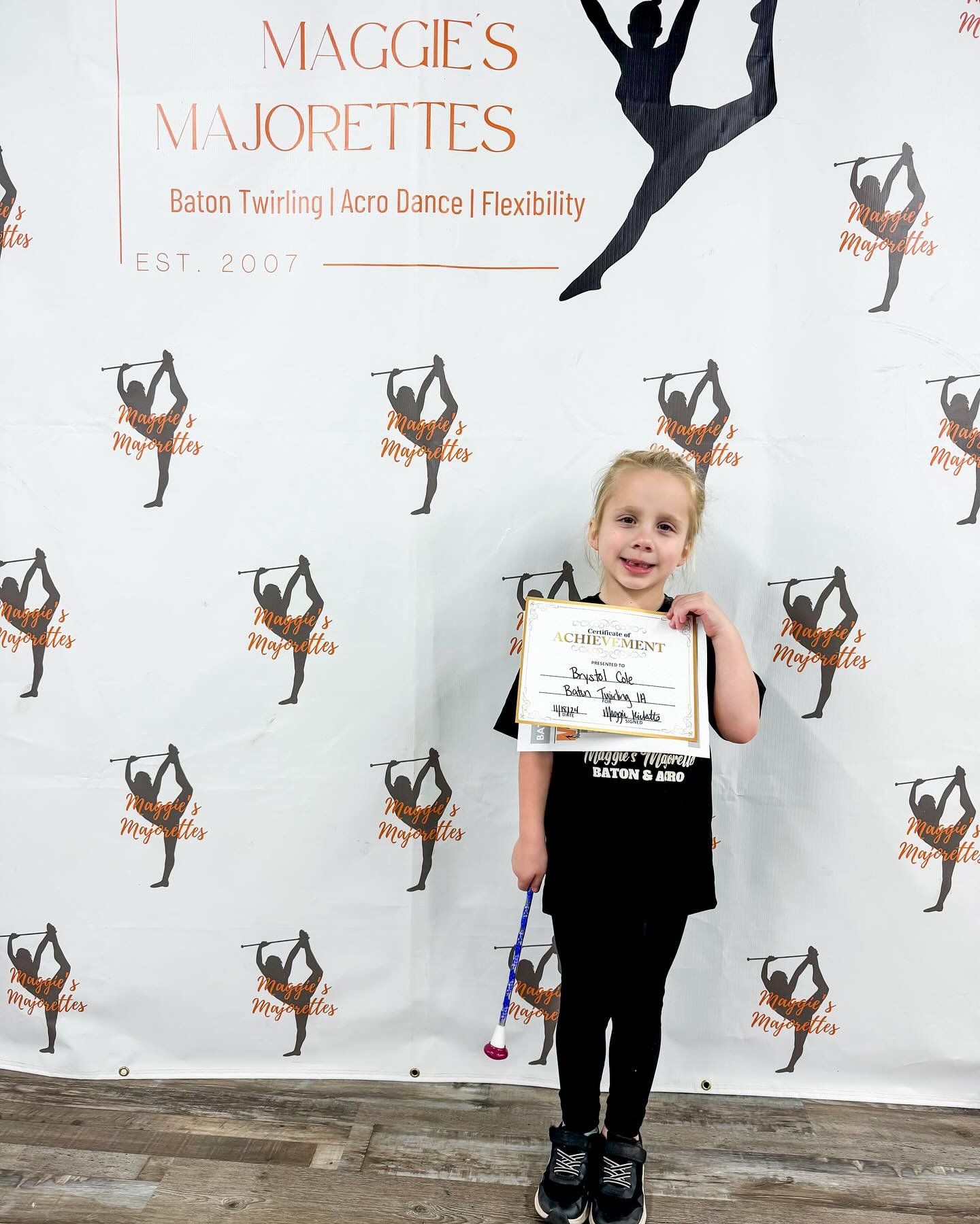 We love seeing girls come in and pass their evaluations! As students are ready throughout the year, we host evaluations so they can come in and be scored on their mastery of currently taught skills. This helps us place them correctly for future class