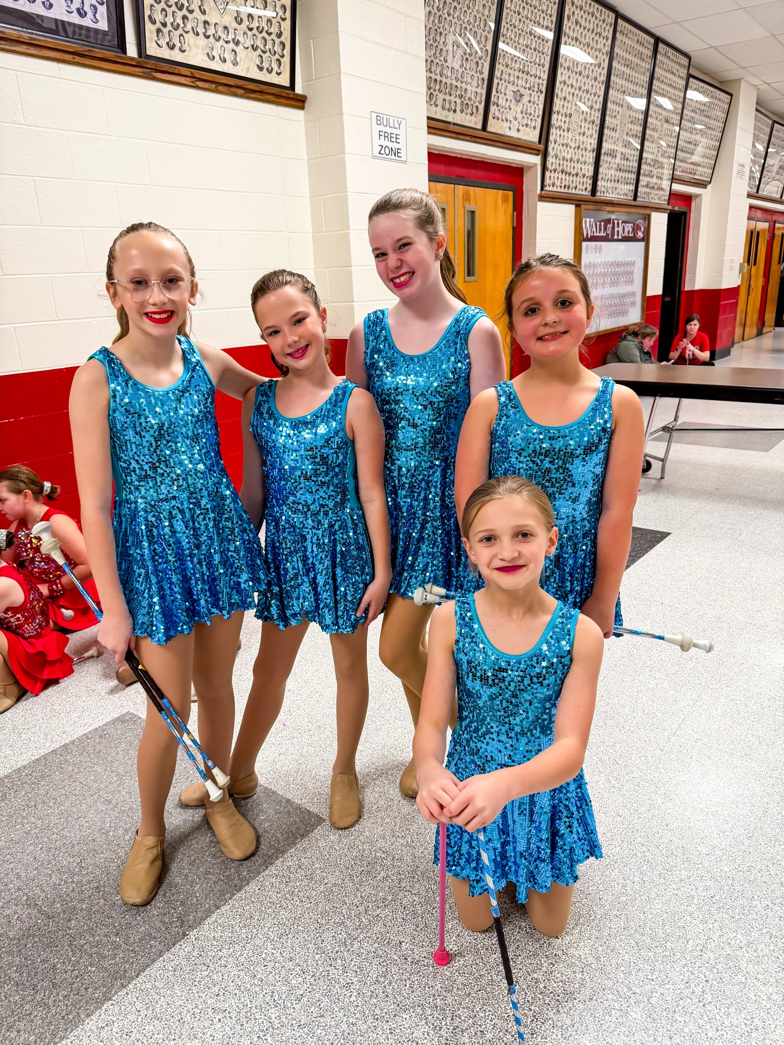 Middle School Twirling Team