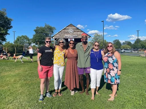 a group photo at the cultural learning event