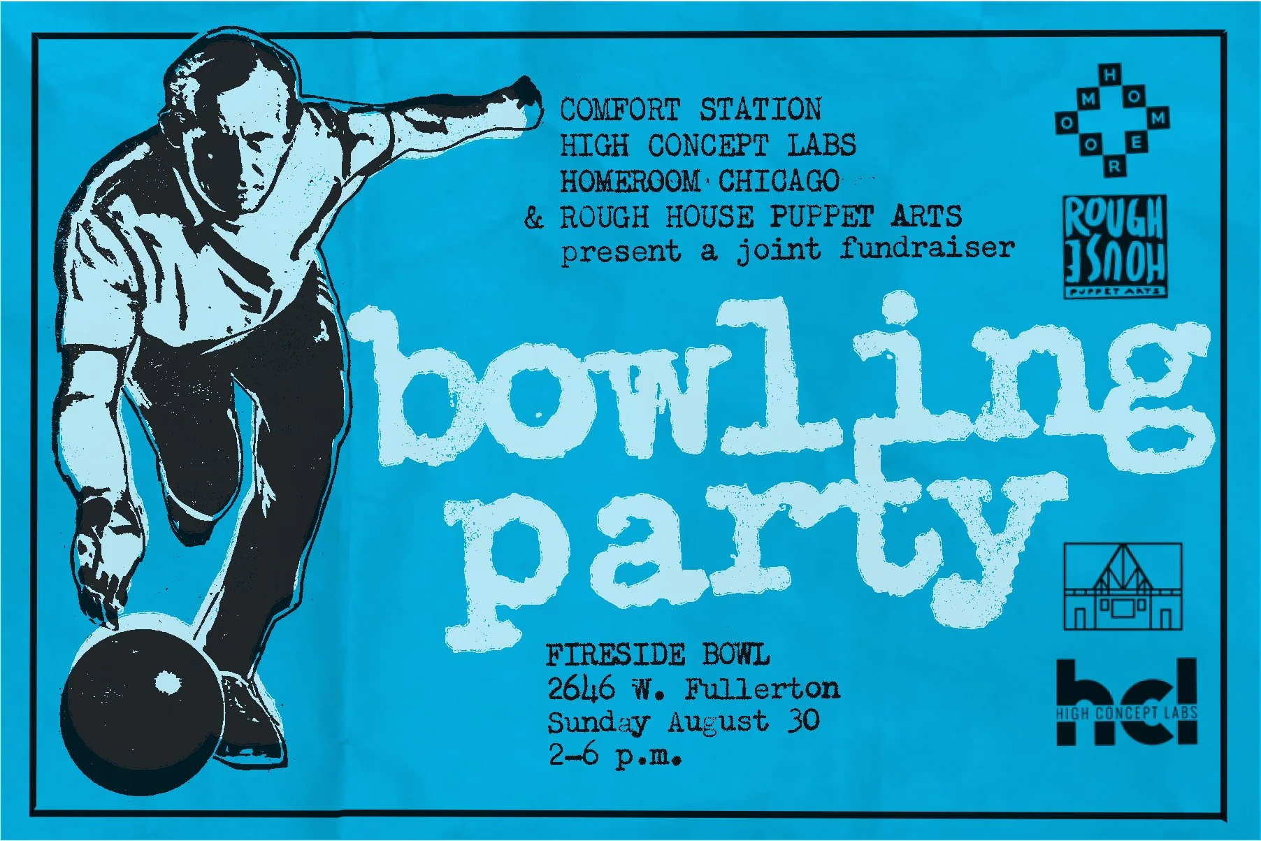 Bowl with the puppets and help raise funding for 4 Chicago arts orgs