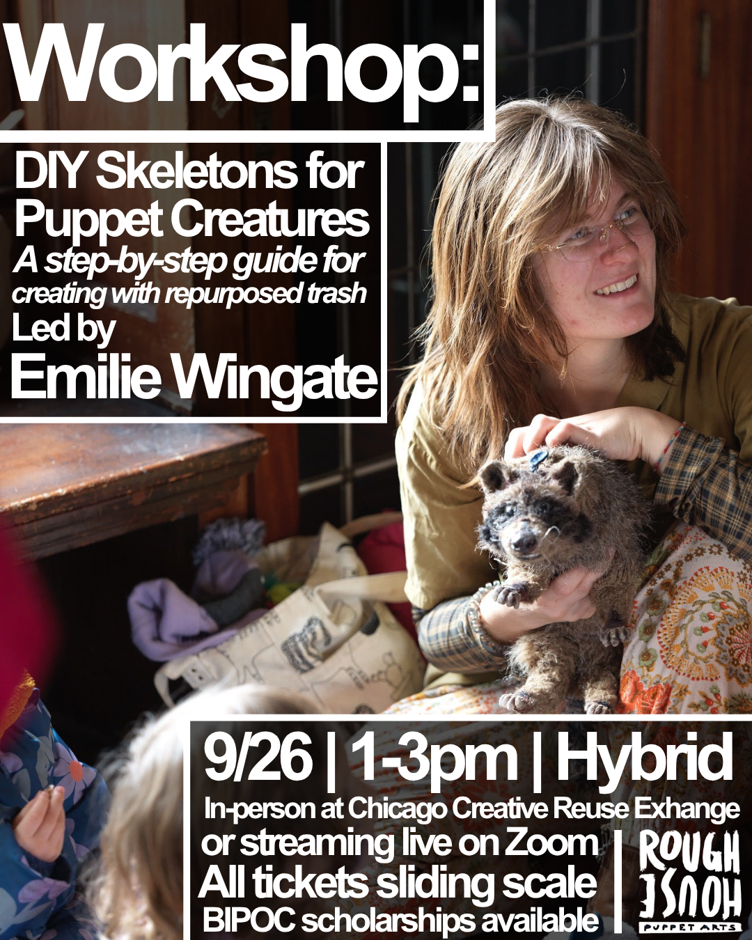 DIY Skeletons for Puppet Creatures By Emilie Wingate [Hybrid: In-person or online]
