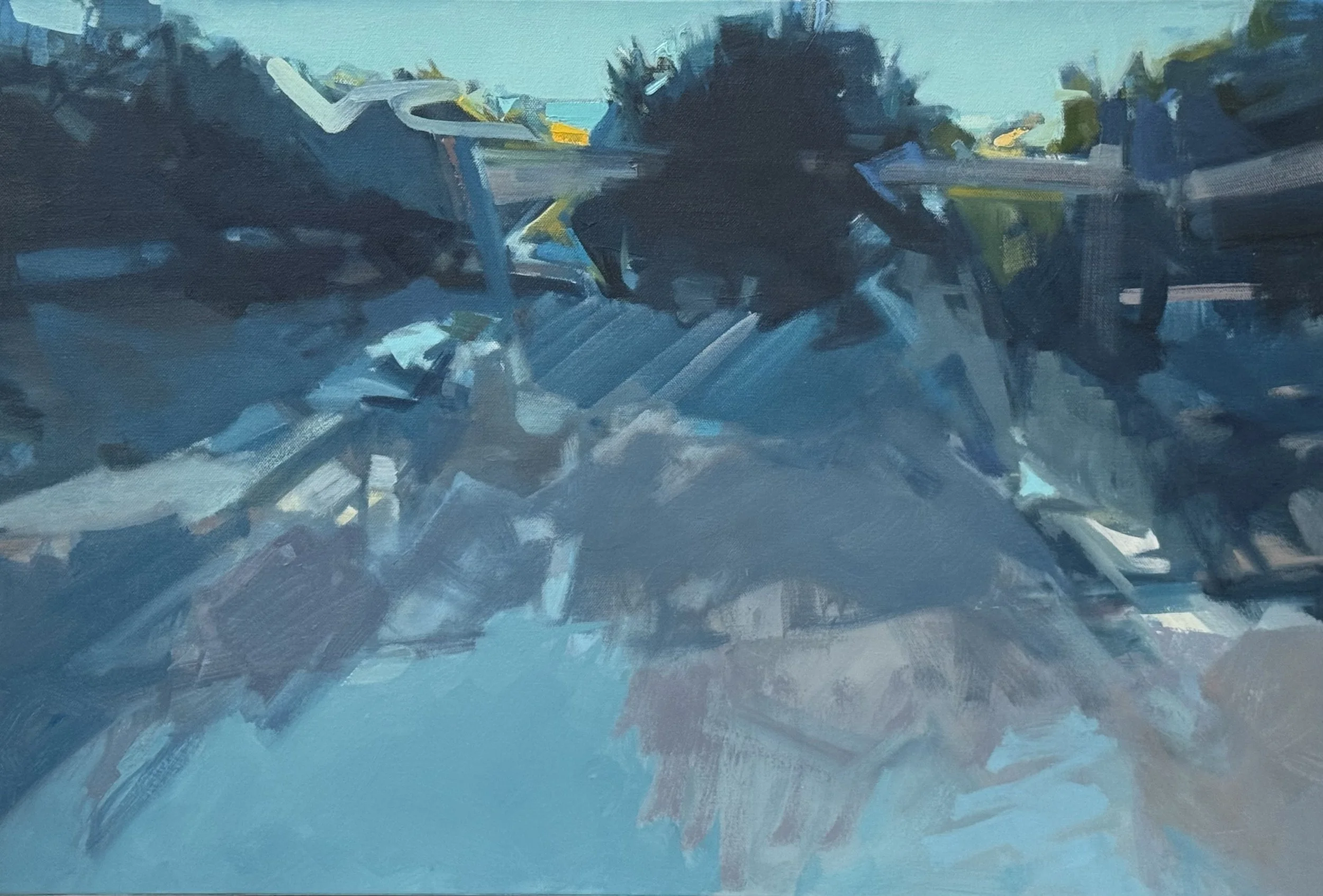  White Crest  20 x 30 inches Oil on Canvas