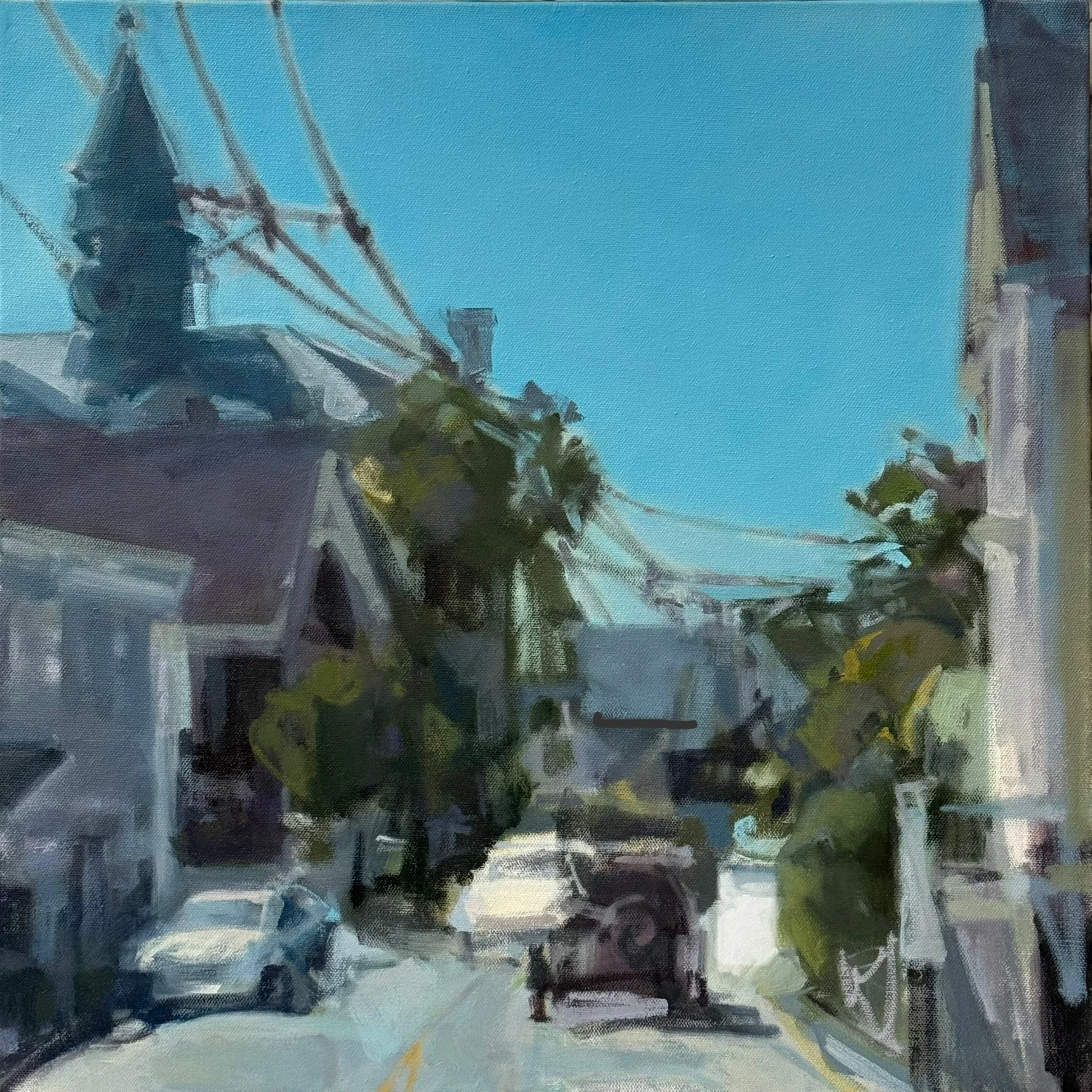 Bradford St  20 x 20 inches Oil on Canvas