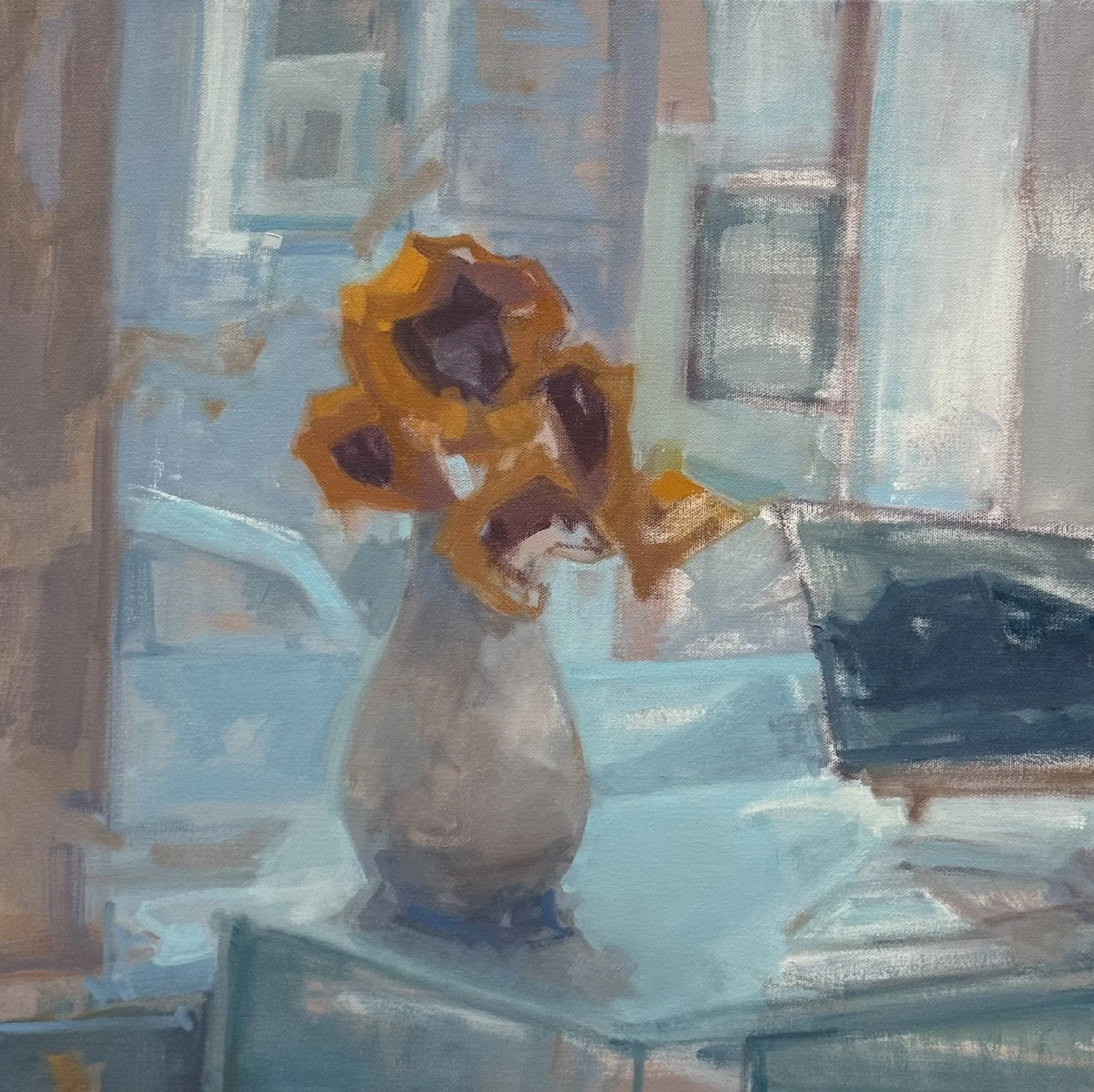  Opening Night  20 x 20 inches Oil on Canvas