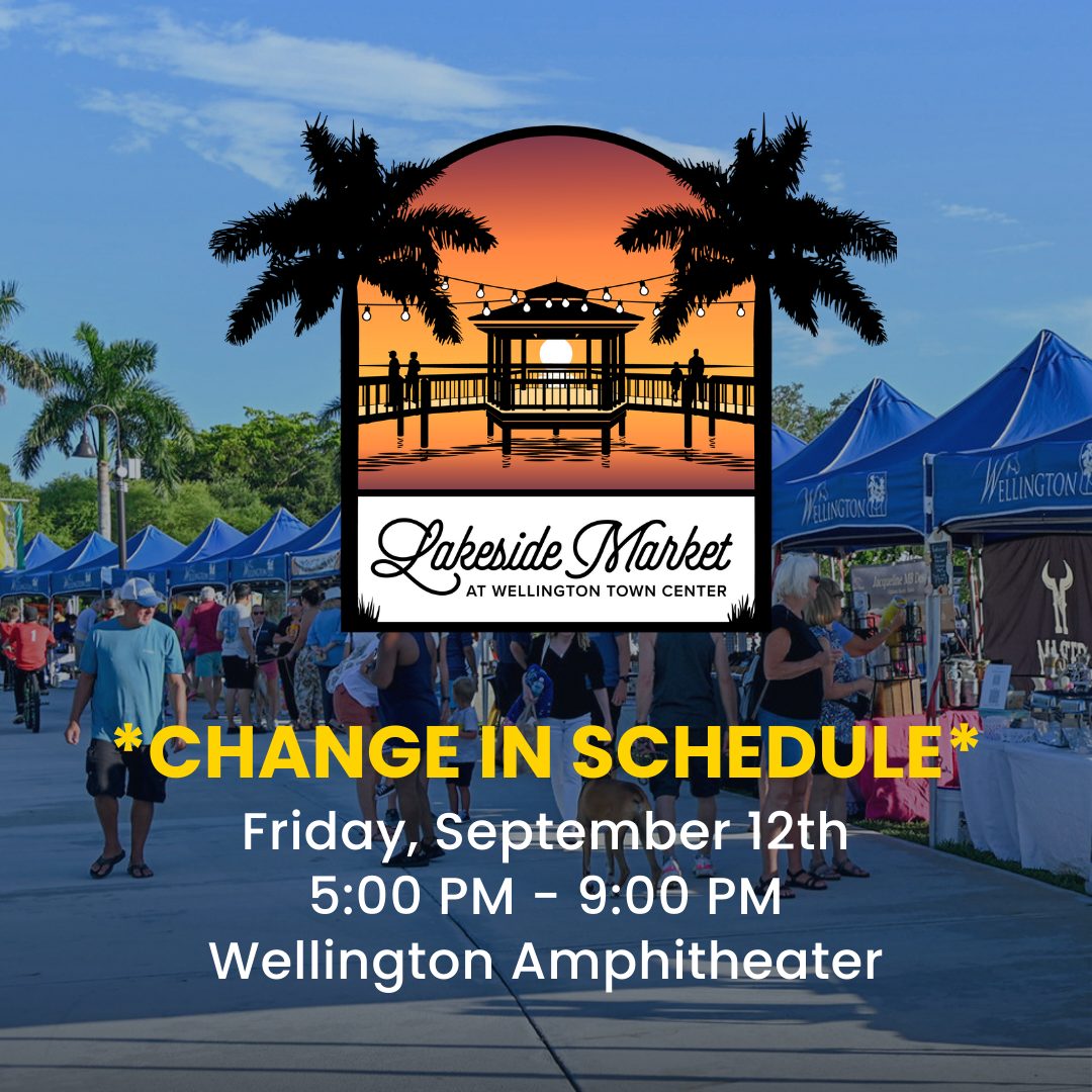*CHANGE IN SCHEDULE* Lakeside Market, Friday, September 12th