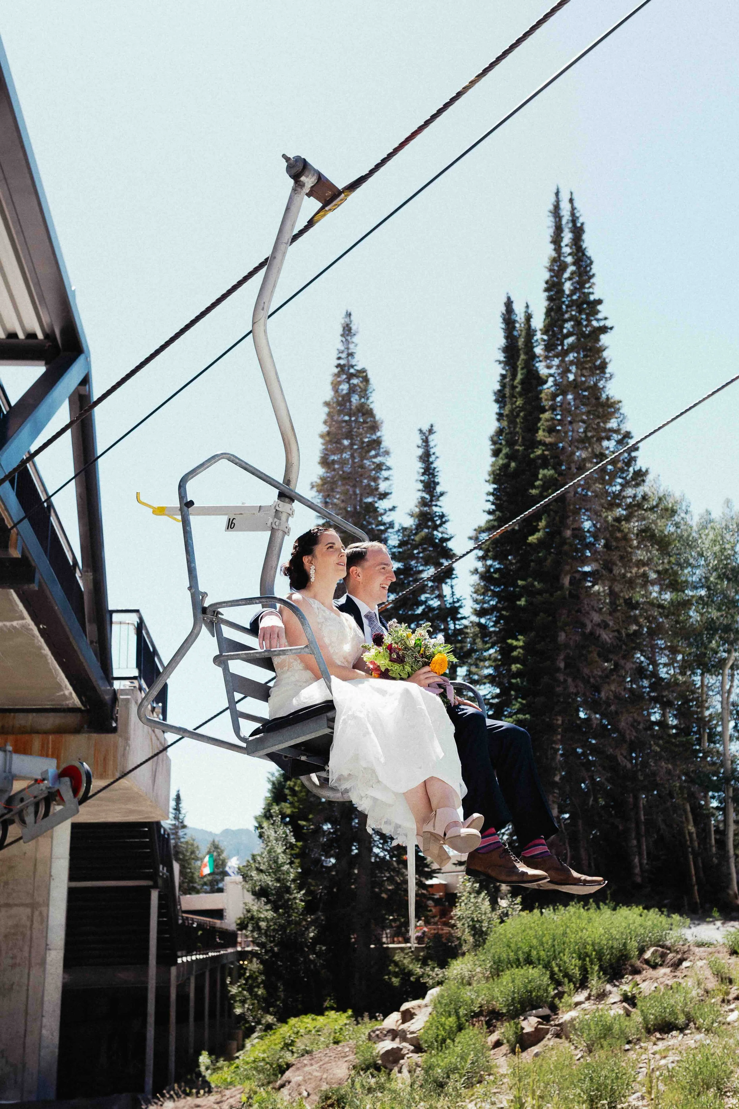 A Snowbird Wedding: The Love Story of Courtney and Zach
