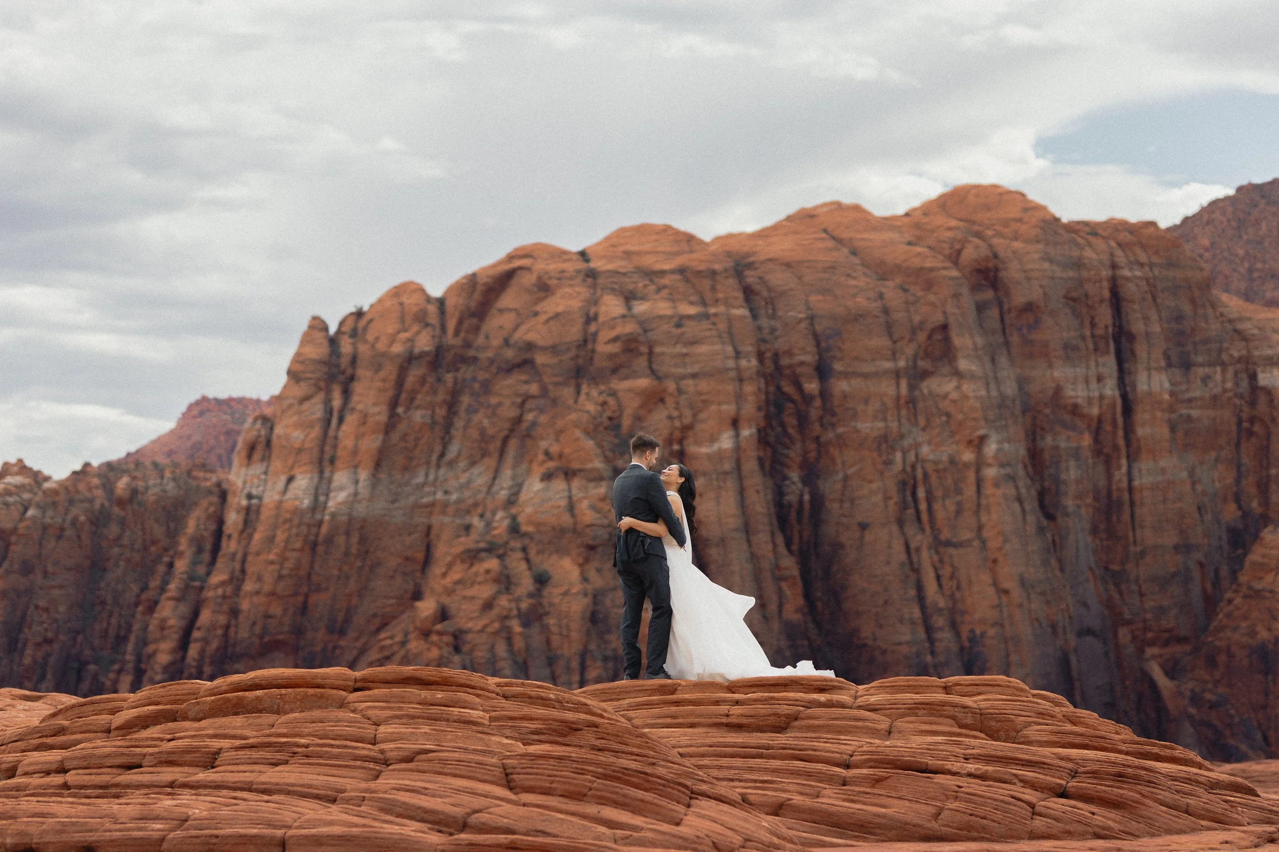 A Snow Canyon - St. George, UT Micro Wedding: The Love Story of Nick and Mary