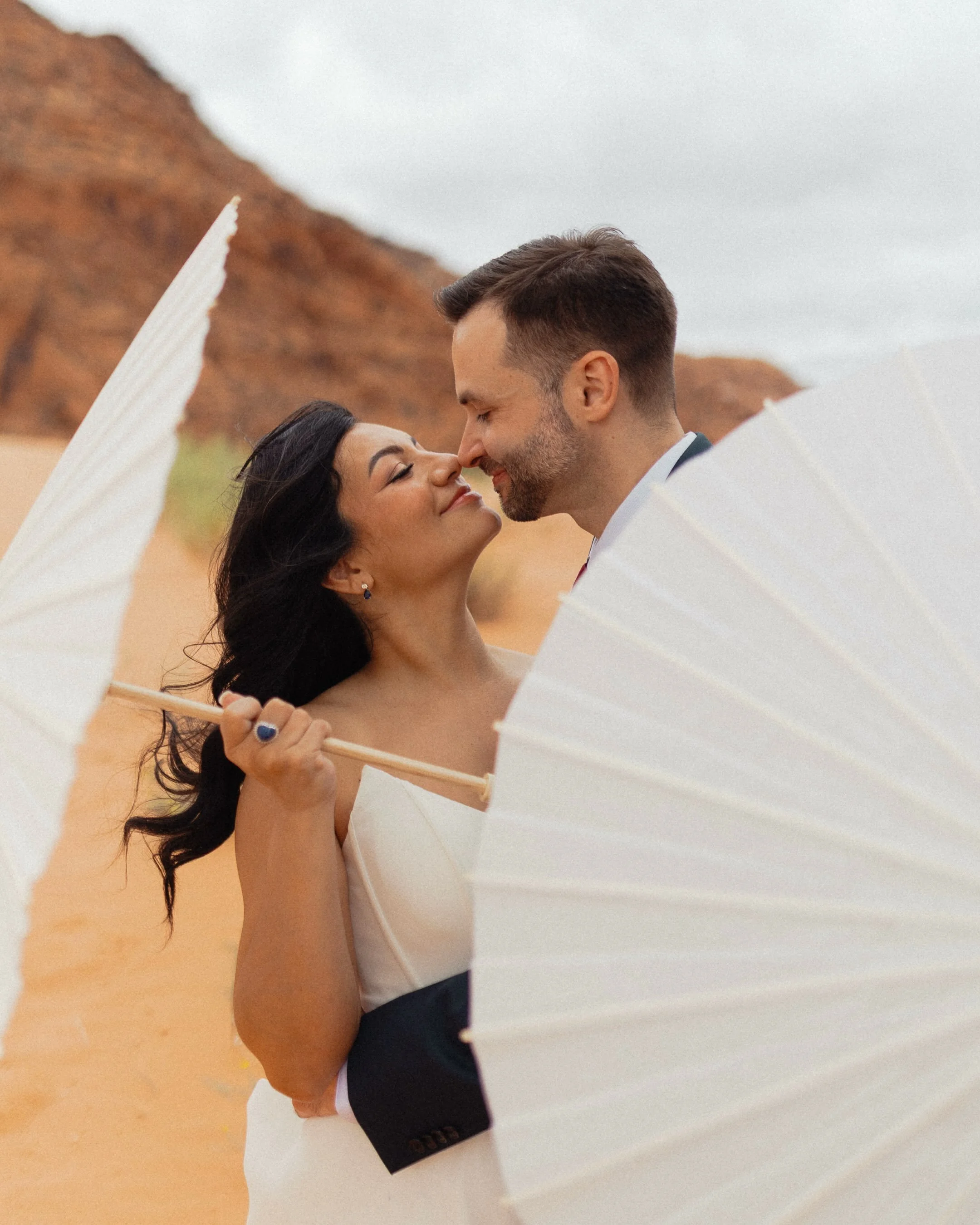 The beautiful micro wedding of Nick and Mary! 🌹 

We loved hanging out with these two and their sweet families in the desert of Snow Canyon in St. George! 🏜️ 

Photo and Video Team: @roamingvowfilmco 
Officiant: Cristina Benitex @myperfectweddingof