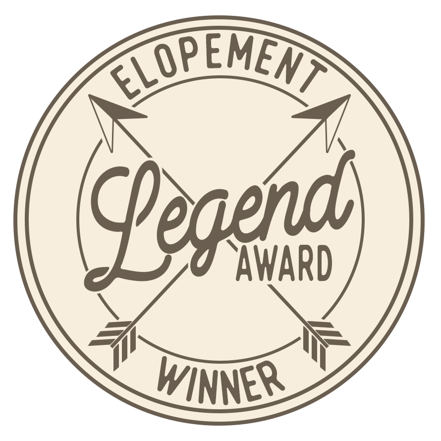 Winner badge of Round 9 the Elopement Legend Awards.