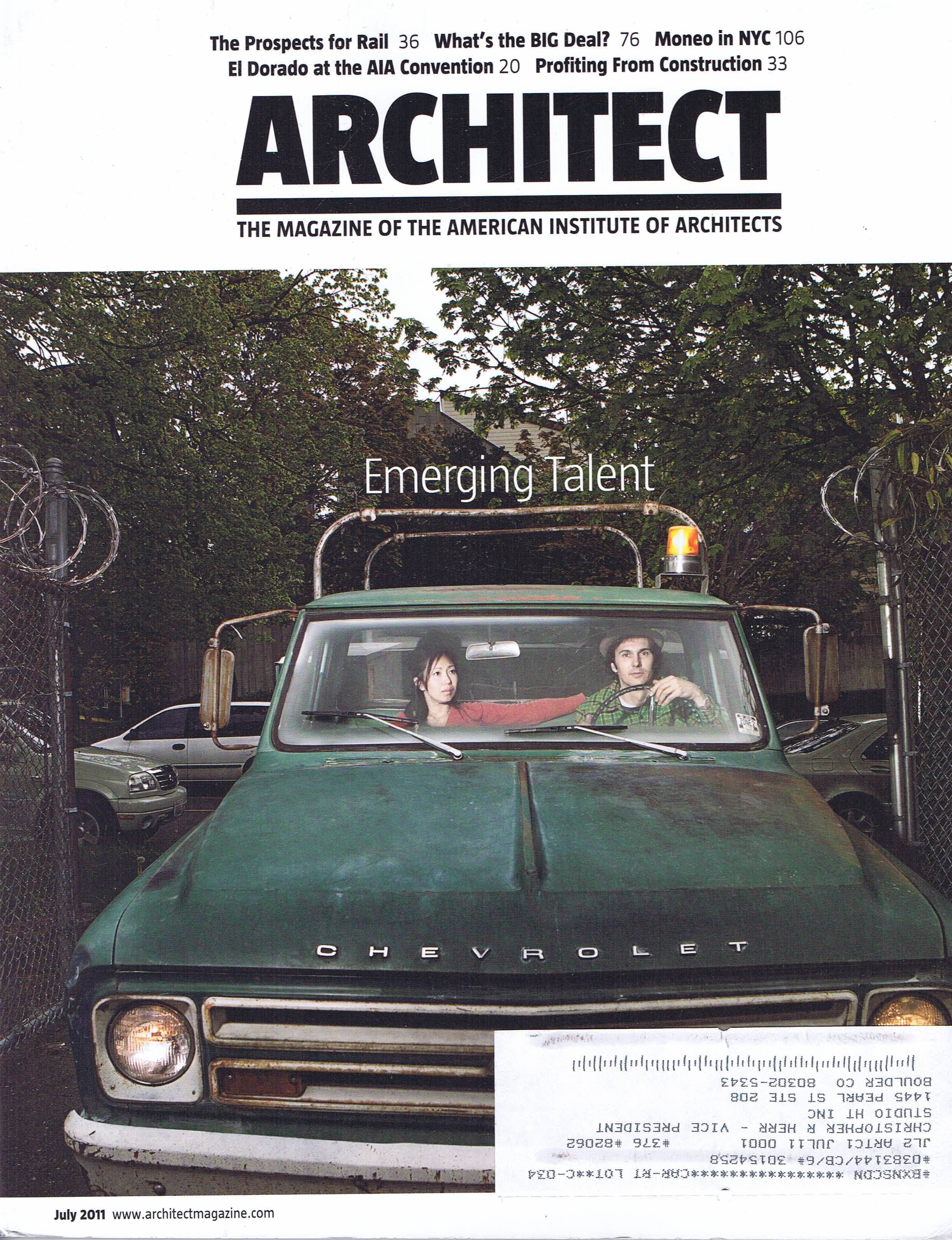 2011 July Architect Magazine.JPG