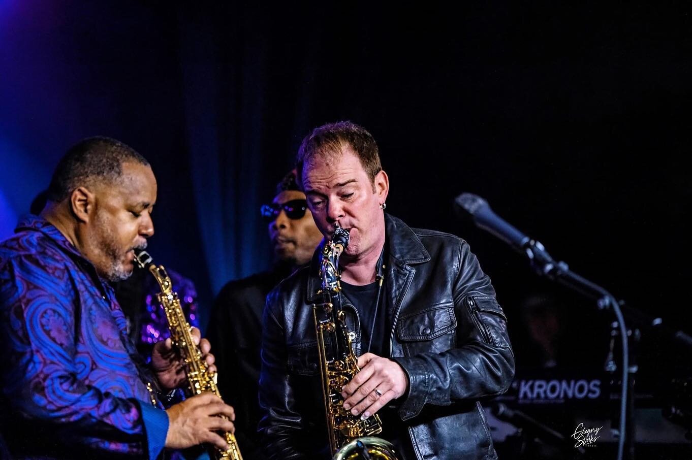 Had a beautiful time this weekend with my dear friend @najeeofficial getting a chance to hang out and also to join him and his amazing band on stage for a tune along with another talented friend, @texumjr - Najee is not only a living legend as a musi
