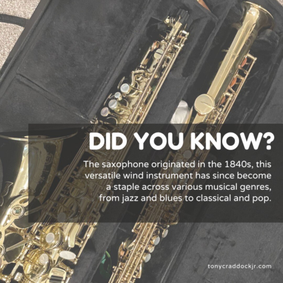 Did you know?

The saxophone, a beloved instrument renowned for its soulful melodies, originated in the 1840s. Crafted by Belgian instrument maker Adolphe Sax, this iconic instrument has since captivated hearts worldwide. From jazz to classical, its 