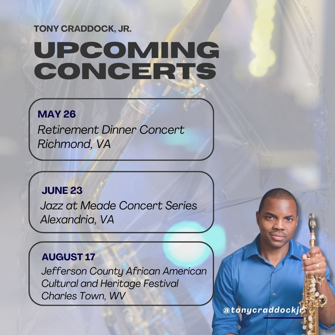 Do you have an event that needs a little boost with live music? I love playing for all types of events!

�#tonycraddockjr #coldfrontmusic #saxophonist #weddingmusician #livemusic #smoothjazz #coporateevents #Christianmusic #evententertainment #concer