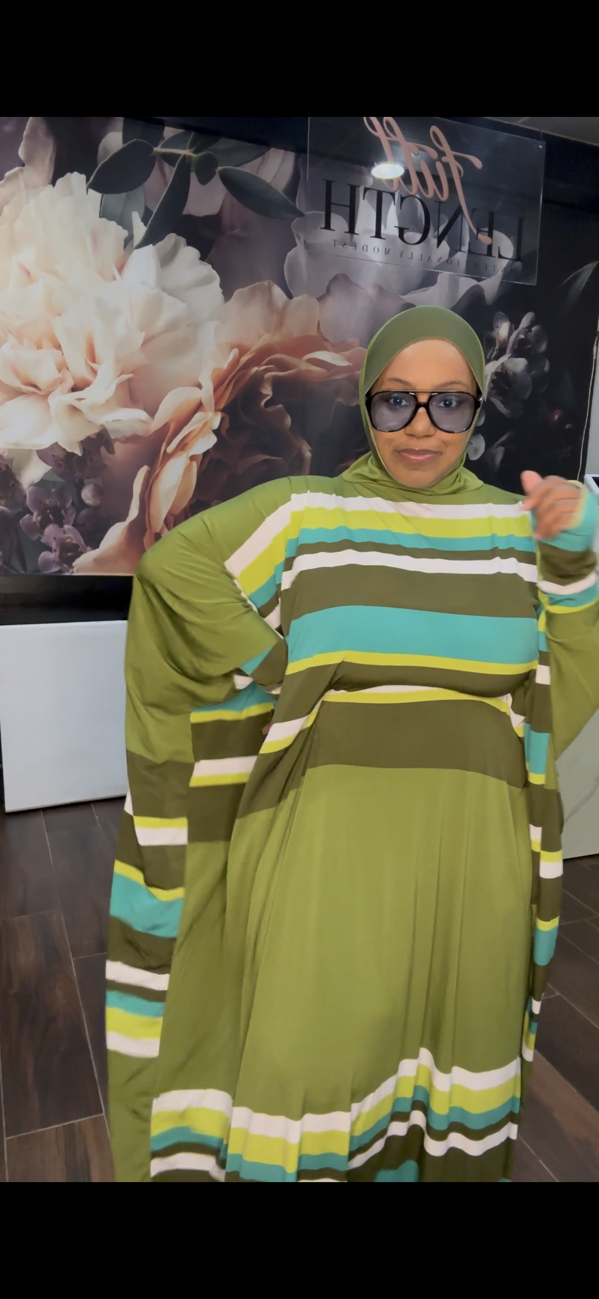 Green Stripe Prayer Garment 2.0