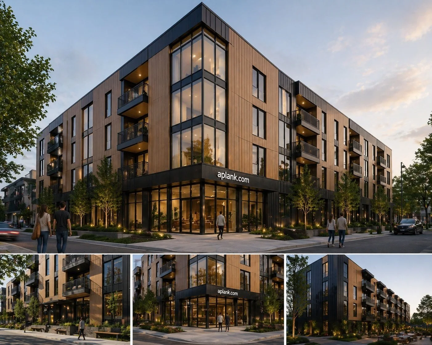 aPlank in Dallas: Coating Standards, Custom Profiles &amp; Accelerated Facade Design