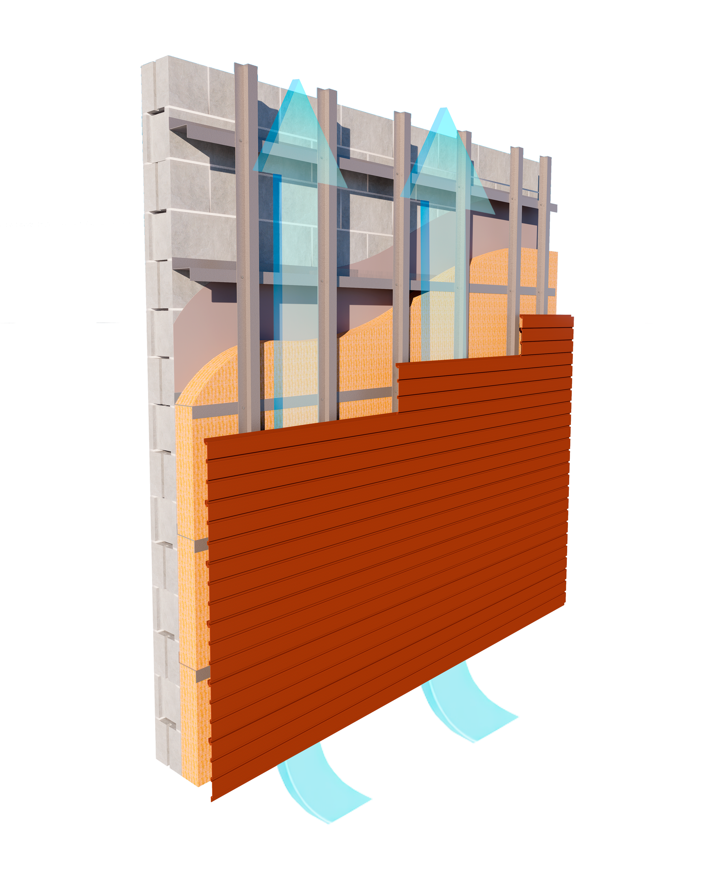Designing Ventilated Rainscreen Cavities for Continuous Drainage and Ventilation