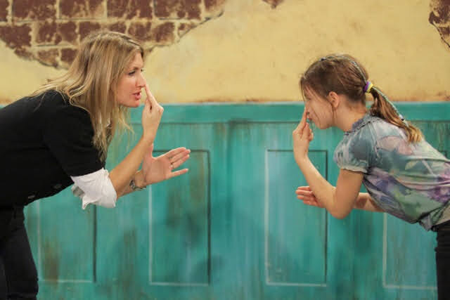 Amy Ruskin teaches child acting student