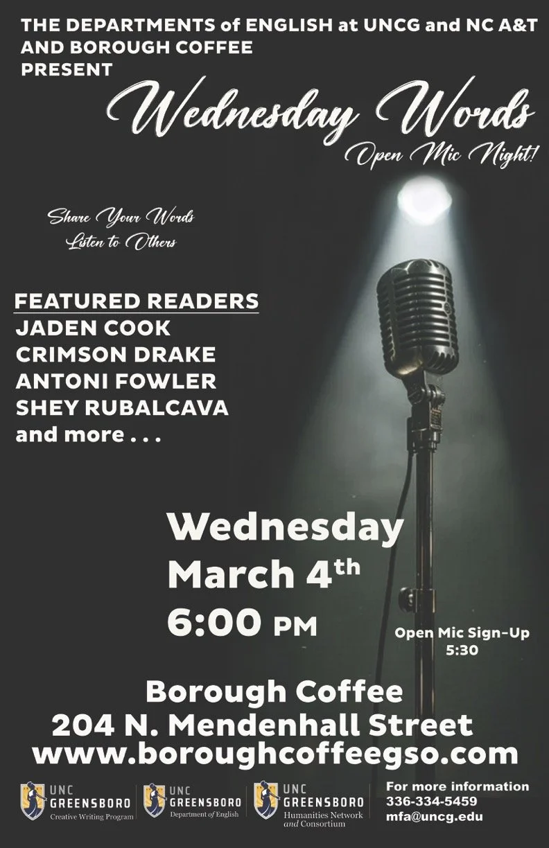 Wednesday Words:Open Mic Night