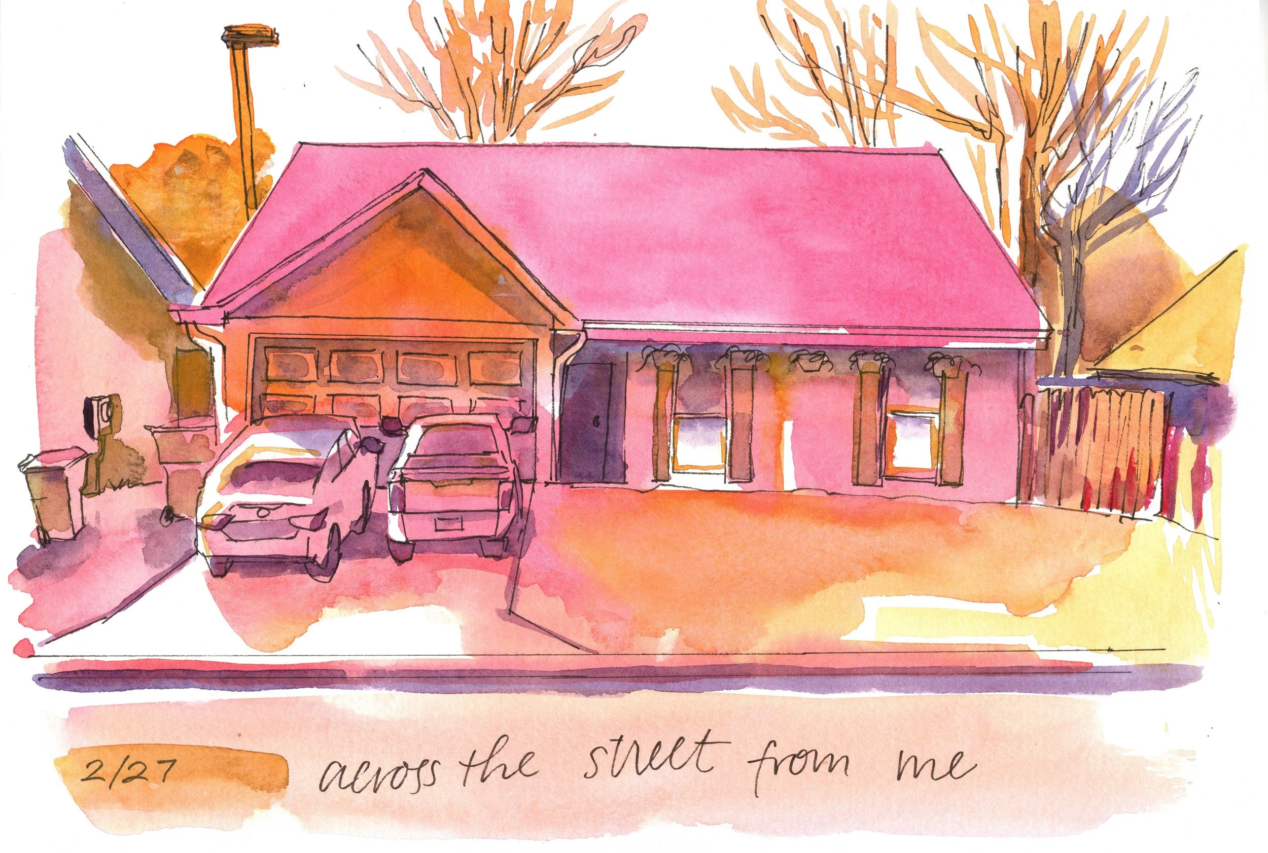 Across the street again again, 2026. 