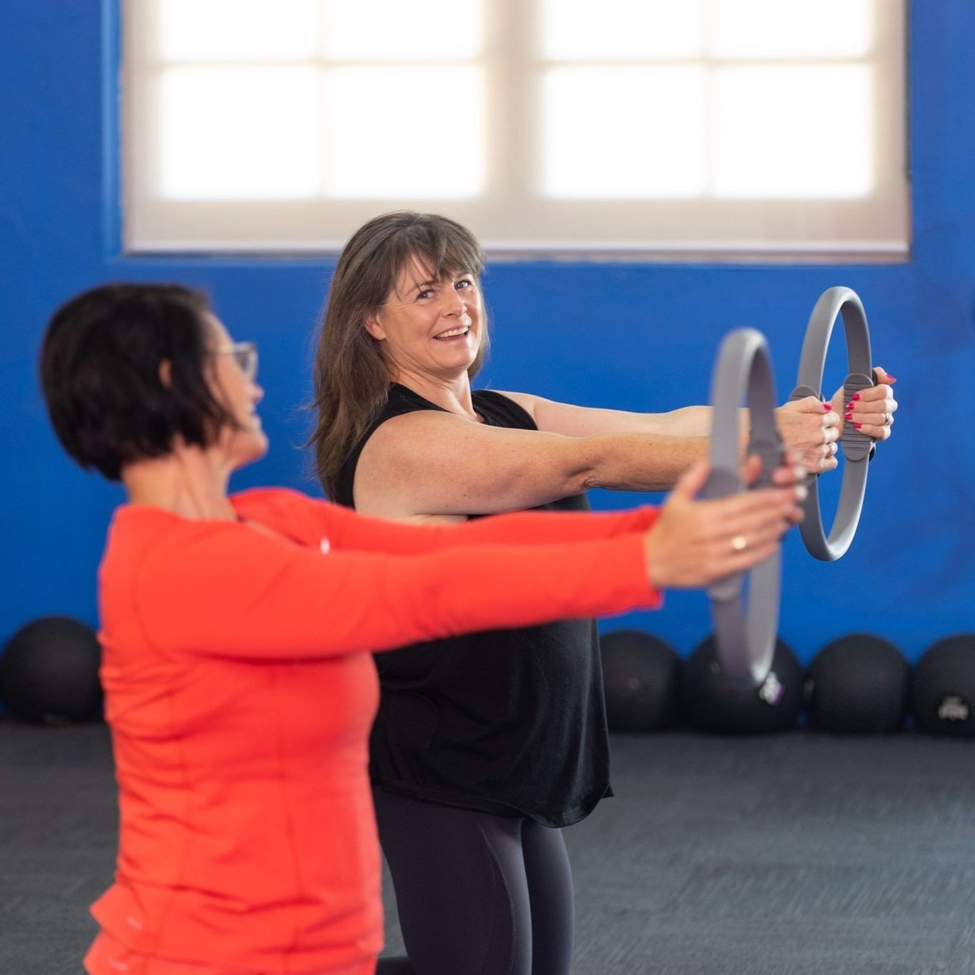 Pilates Mat Class is a low impact, floor based workout which can benefit all fitness levels.⁠
⁠
In this 50-minute class you will experience a full body workout focusing on improving:⁠
⁠
✅ Posture⁠
✅ Coordination⁠
✅ Flexibility⁠
✅ Balance⁠
✅ Strength⁠