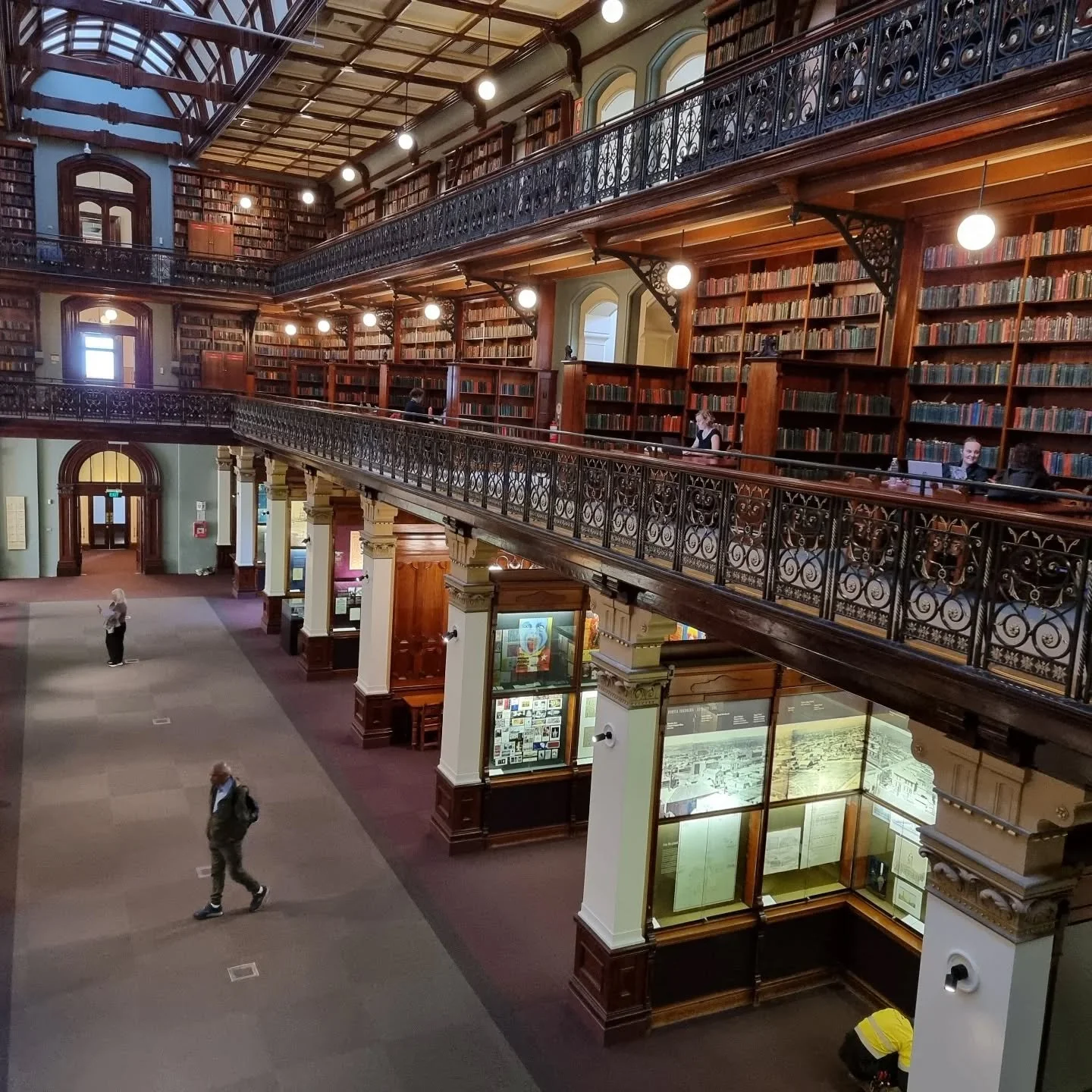 Very quick look through the fabulous Mortlock Library wing in Adelaide.  I will definitely make time on my next visit to explore better and soak up the atmosphere. But our grandchildren loved the Natural History Museum next door. One of the best I've