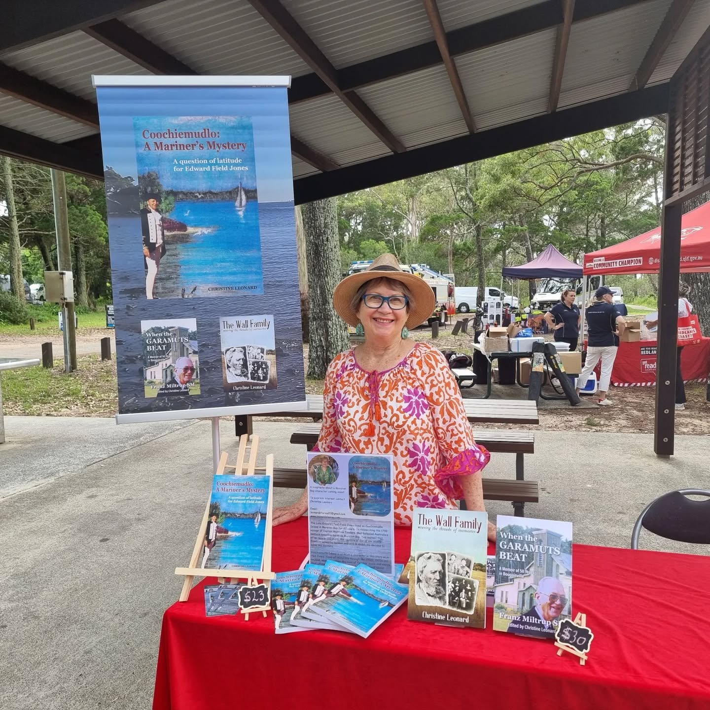Markets on at Coochiemudlo Island today. Pop over before the storms roll in later today
