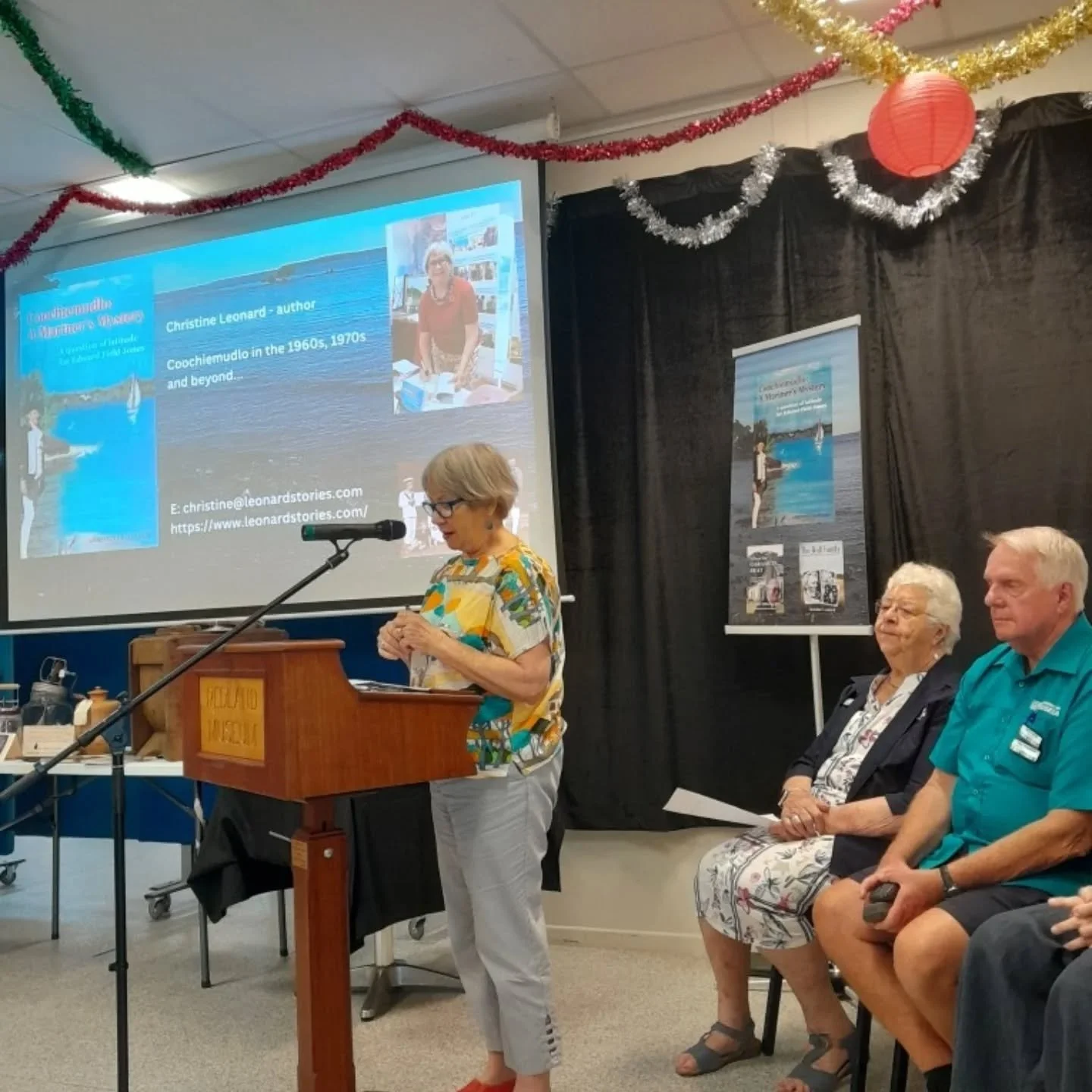 Thank you @redlandmuseum60 for inviting me to share my Coochiemudlo book and stories with you. Really enjoyed meeting other local authors to learn more about our Redlands history