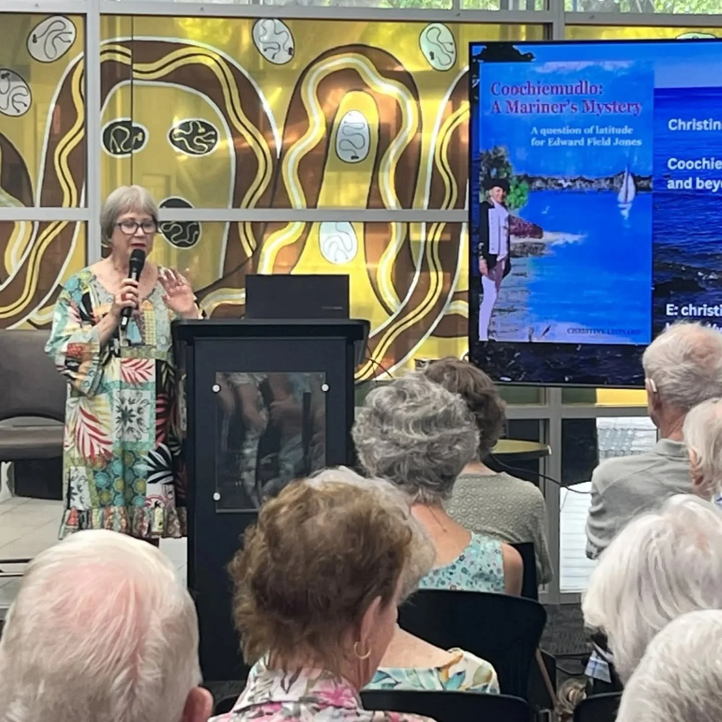 Really enjoyed talking about Edward Field Jones and Coochiemudlo Island at Cleveland Library last week. An obsession with Matthew Flinders by a quirky historian still ripples through island life.