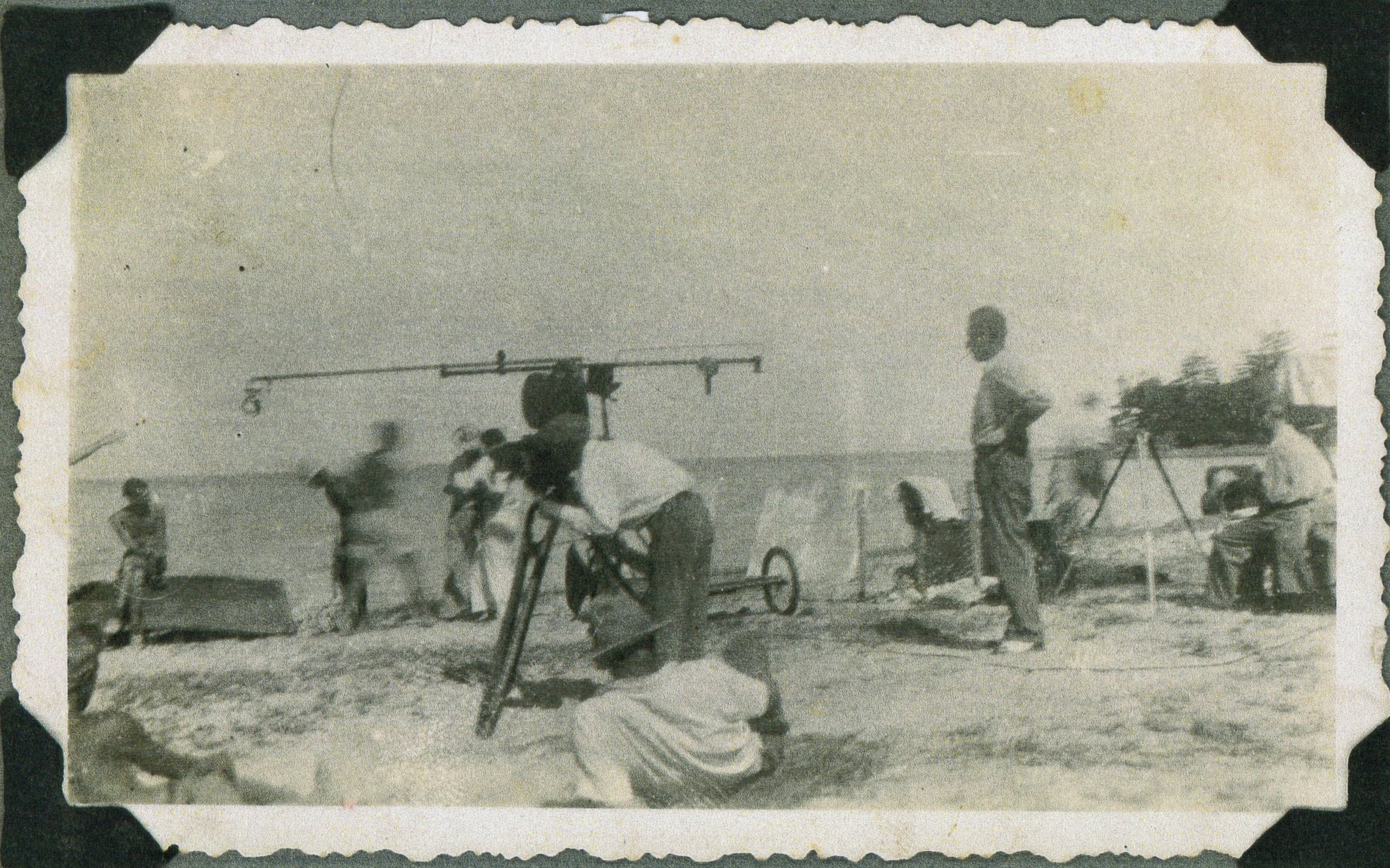 filming 'White Death' 1936 starring Zane Grey