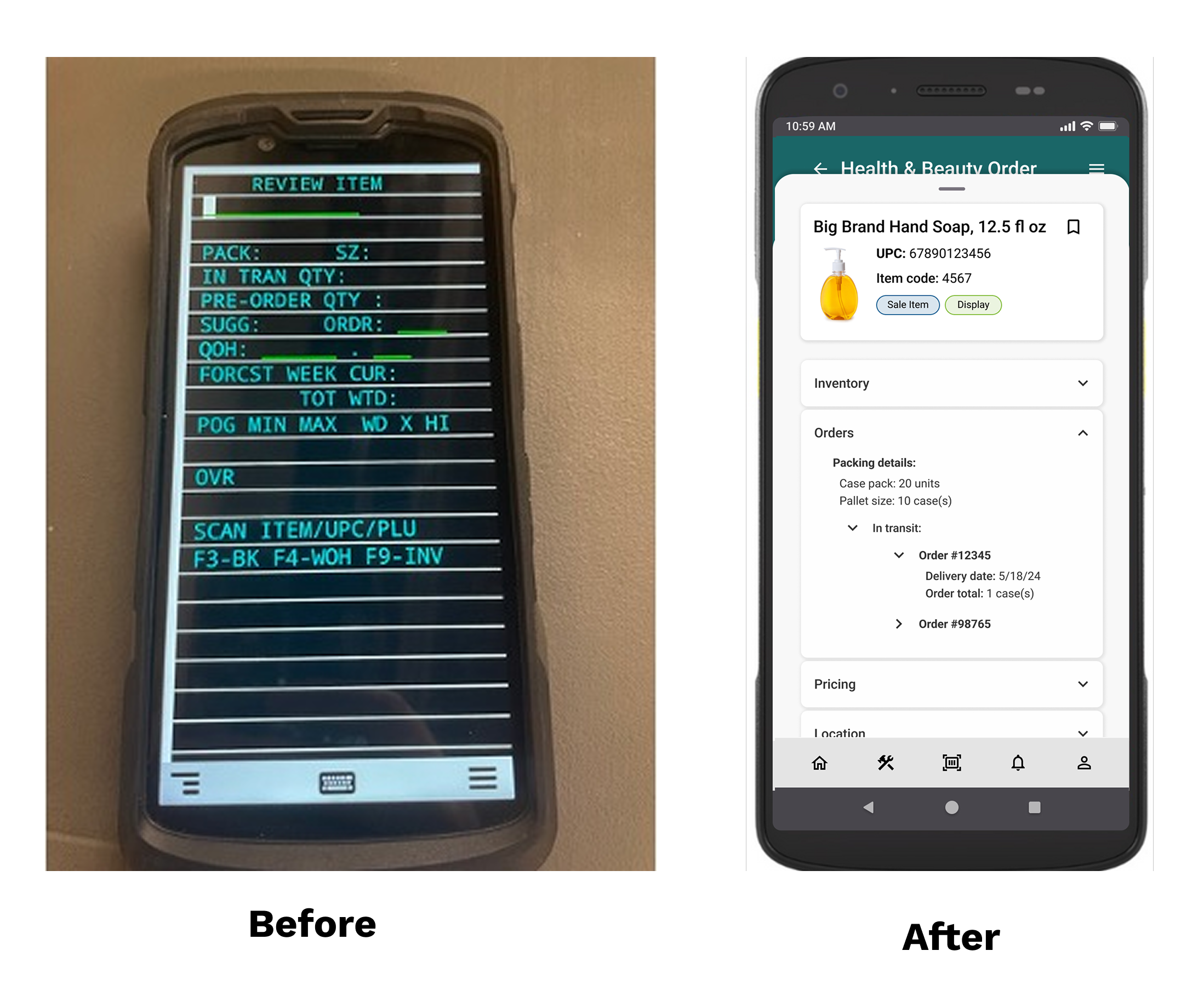 The result is a new, modern, and streamlined system for managing items in retail stores!