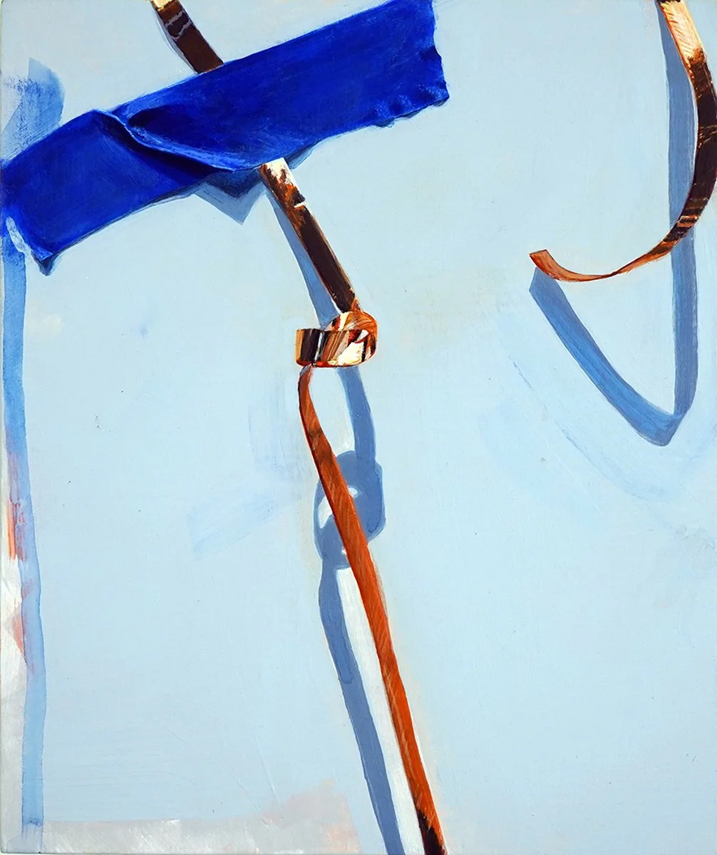 "A Healthy Amount of Detachment",
acrylic on panel box frame,
7" x 6" x 1.5"