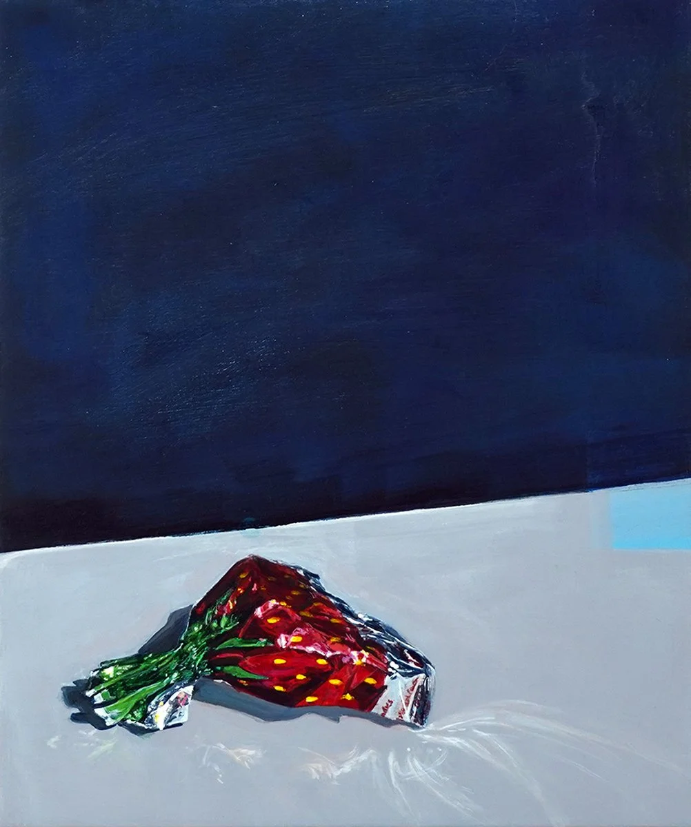 "Empty Gestures",
acrylic on panel box frame,
7" x 6" x 1.5"